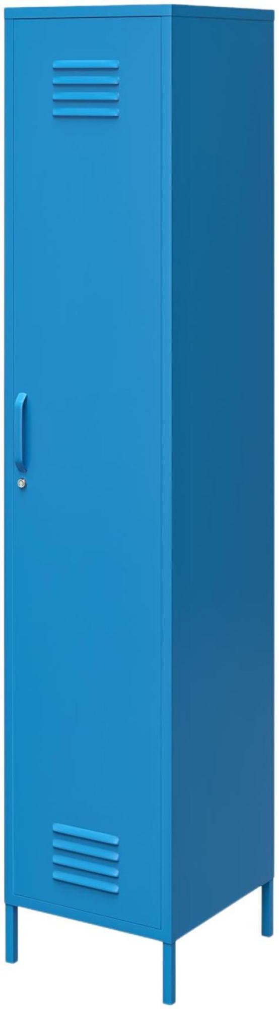 Novogratz Cache Tall Locker Storage Cabinet - Blue - 5244810COMNUK