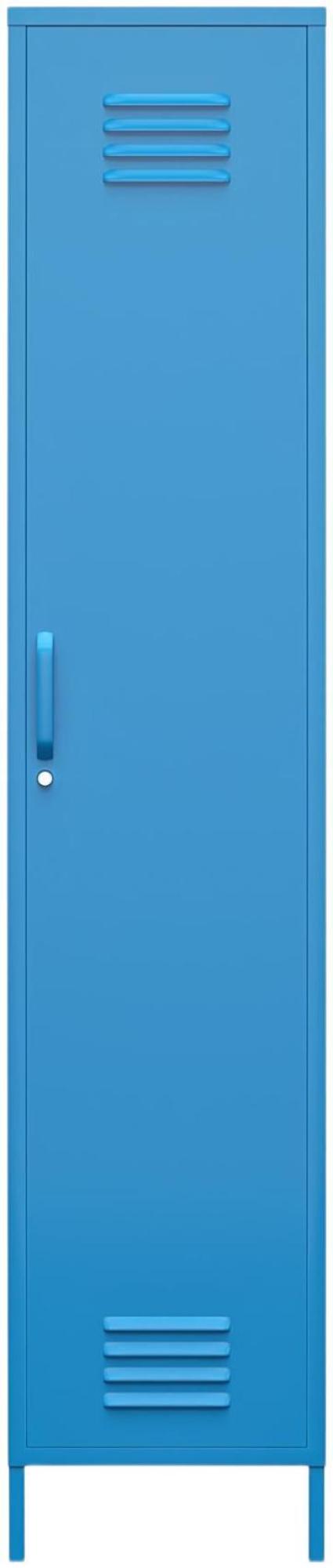 Novogratz Cache Tall Locker Storage Cabinet - Blue - 5244810COMNUK