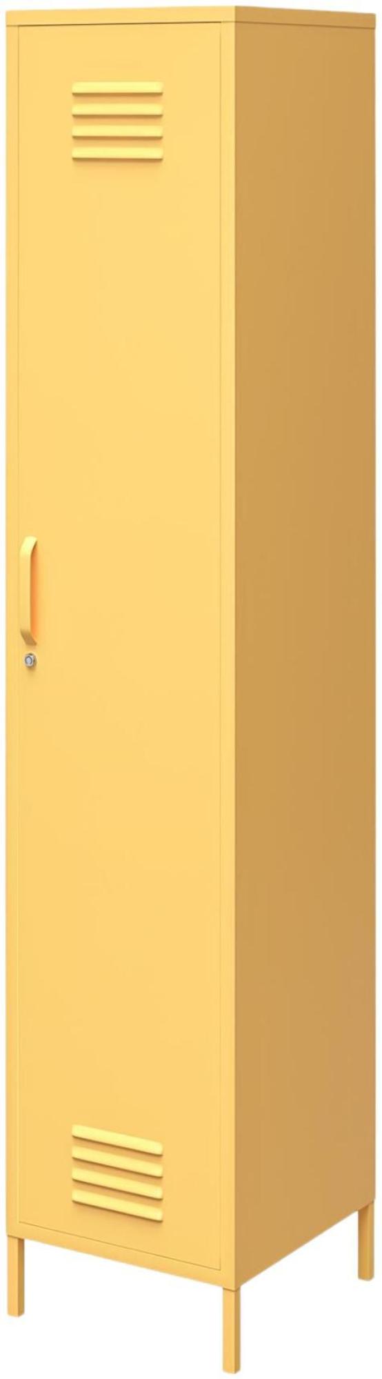 Novogratz Cache Tall Locker Storage Cabinet - Yellow - 5244814COMNUK
