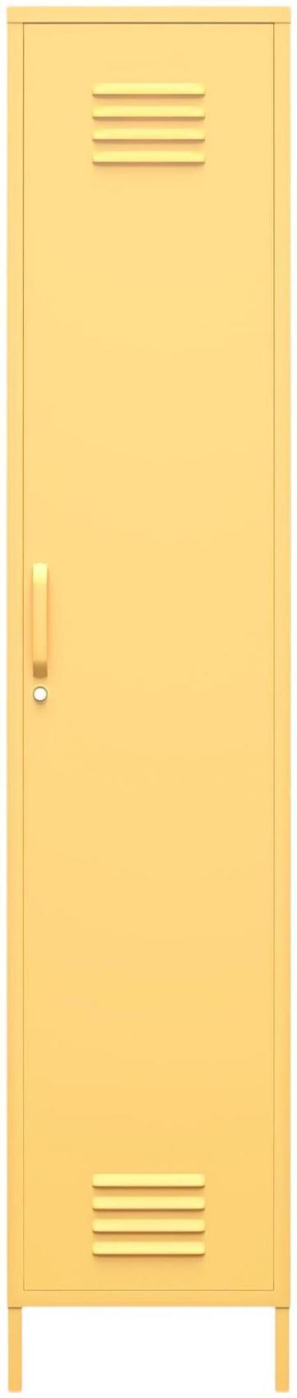 Novogratz Cache Tall Locker Storage Cabinet - Yellow - 5244814COMNUK