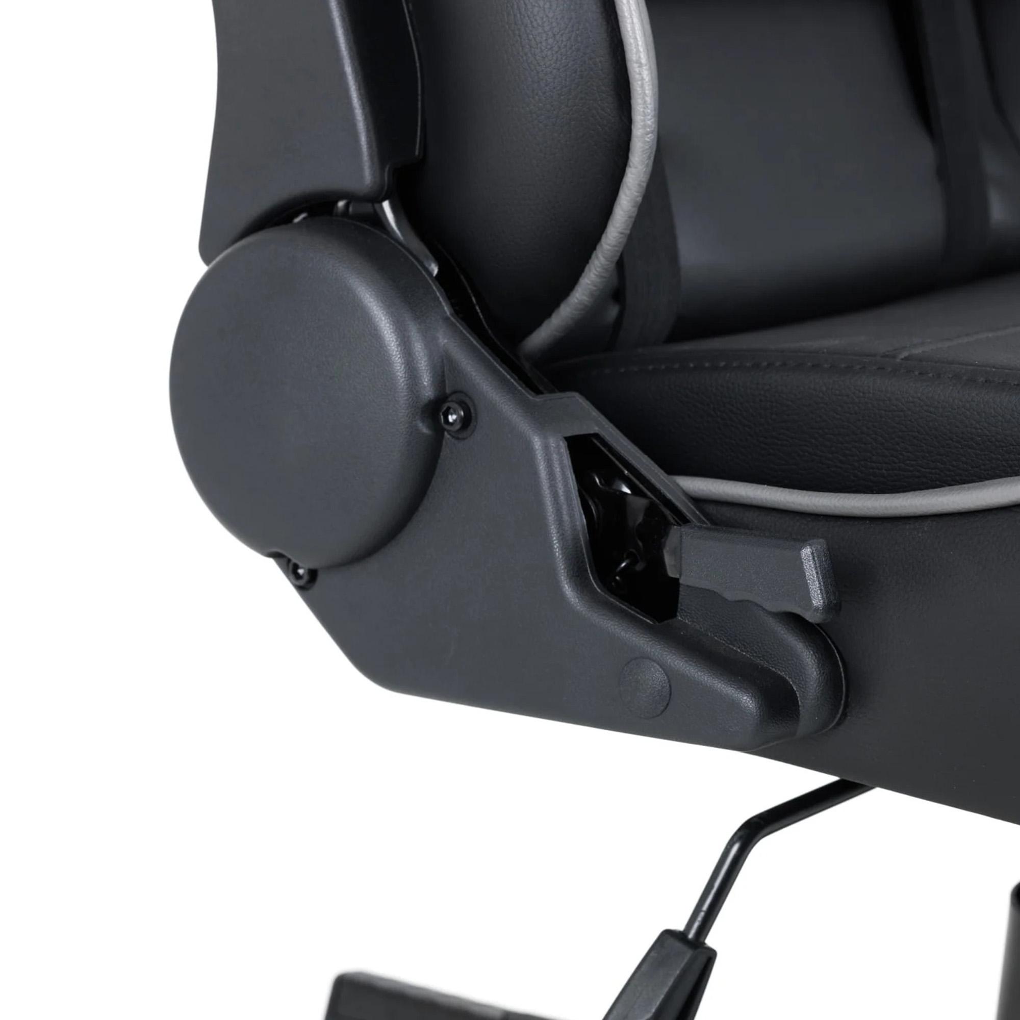 Comet Gaming Chair - Black Leather