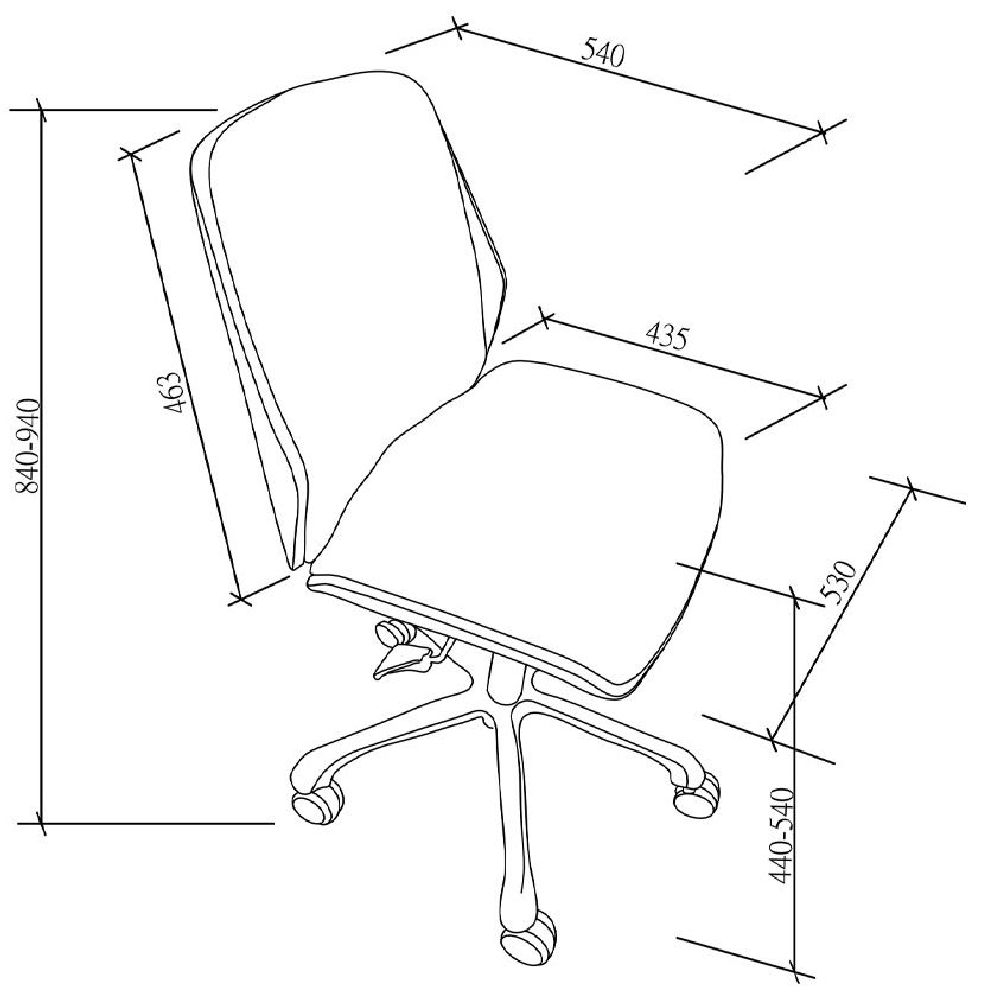 Universal Office Chair - Grey - PC211