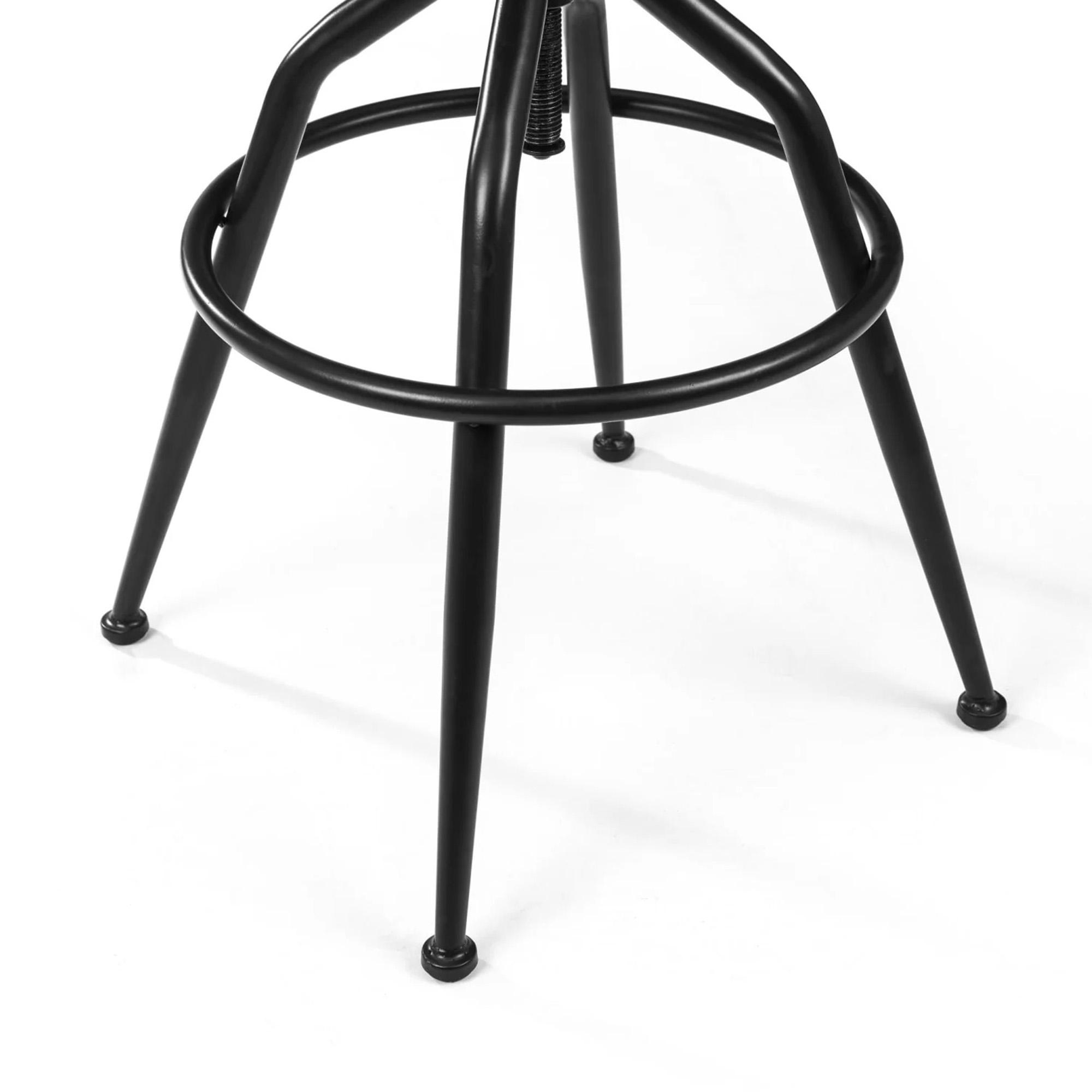 Barbican Swivel Barstool with Back - Set of 2 - Brown