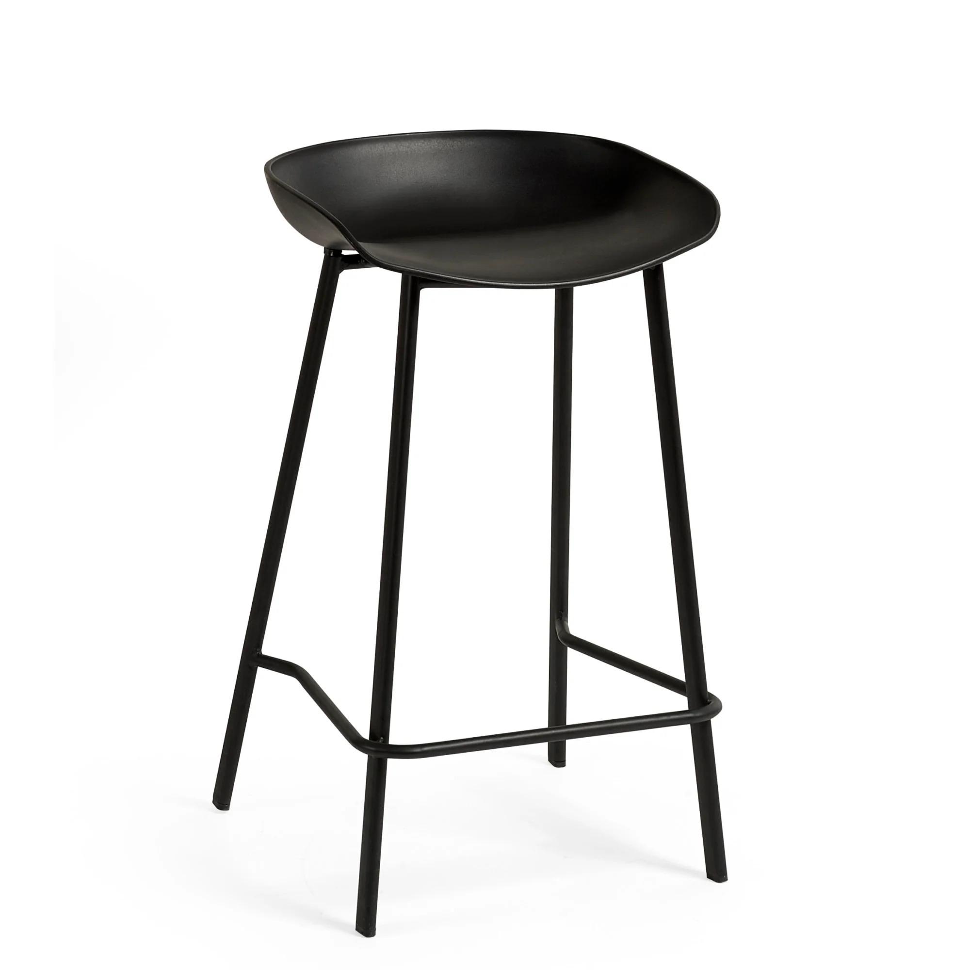 Renzo Barstool - Set of 2 - Black