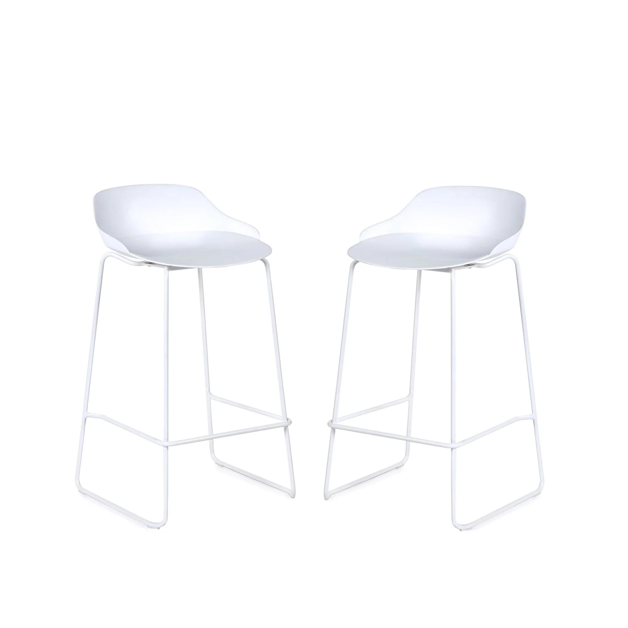 Rocco Barstool - Set of 2 - White