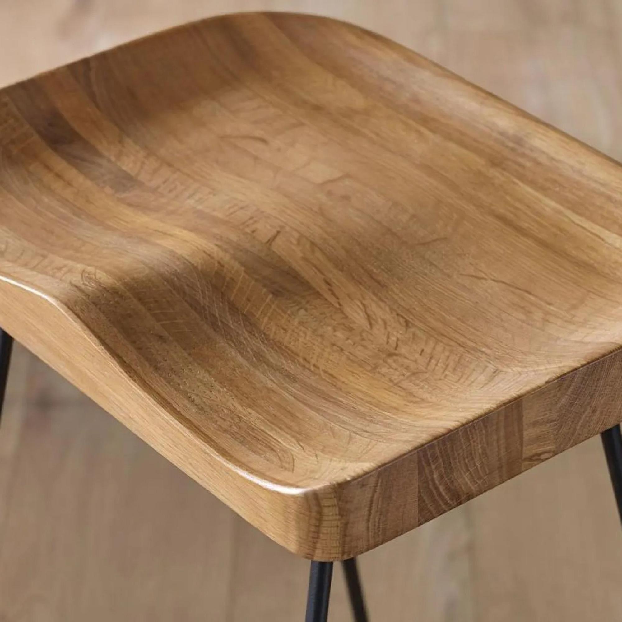 Travis Barstool - Set of 2 - Brown