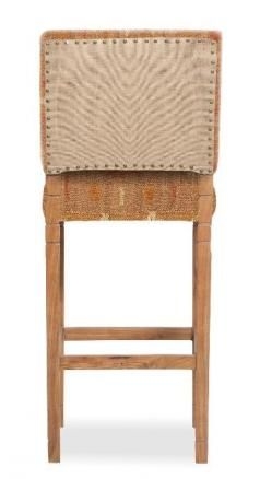 2 x Dewas Kilim Orange Barstool