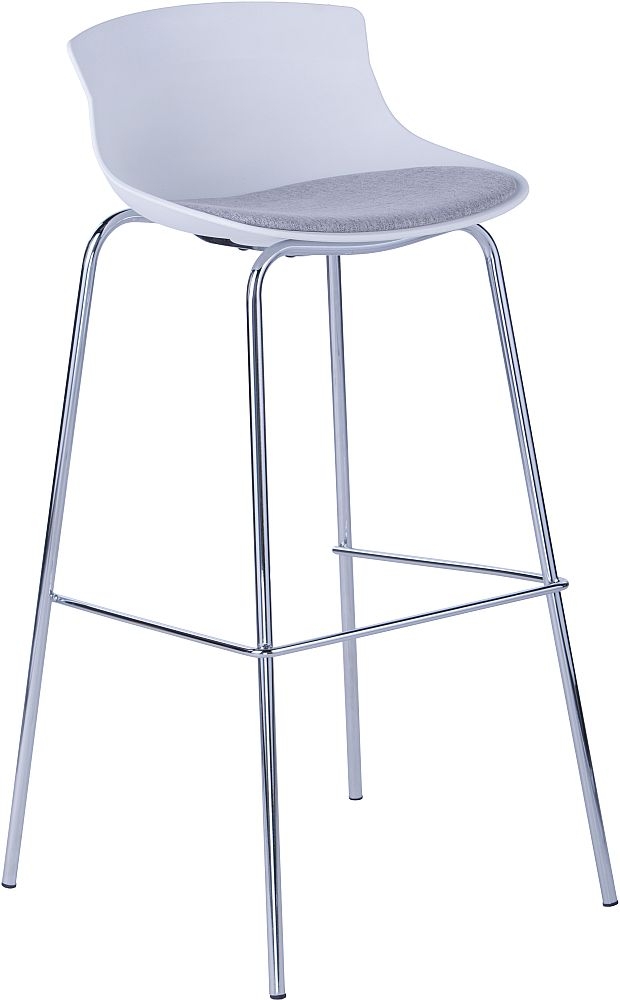 Helena Barstool - Set of 2 - White - ABS7085WHT