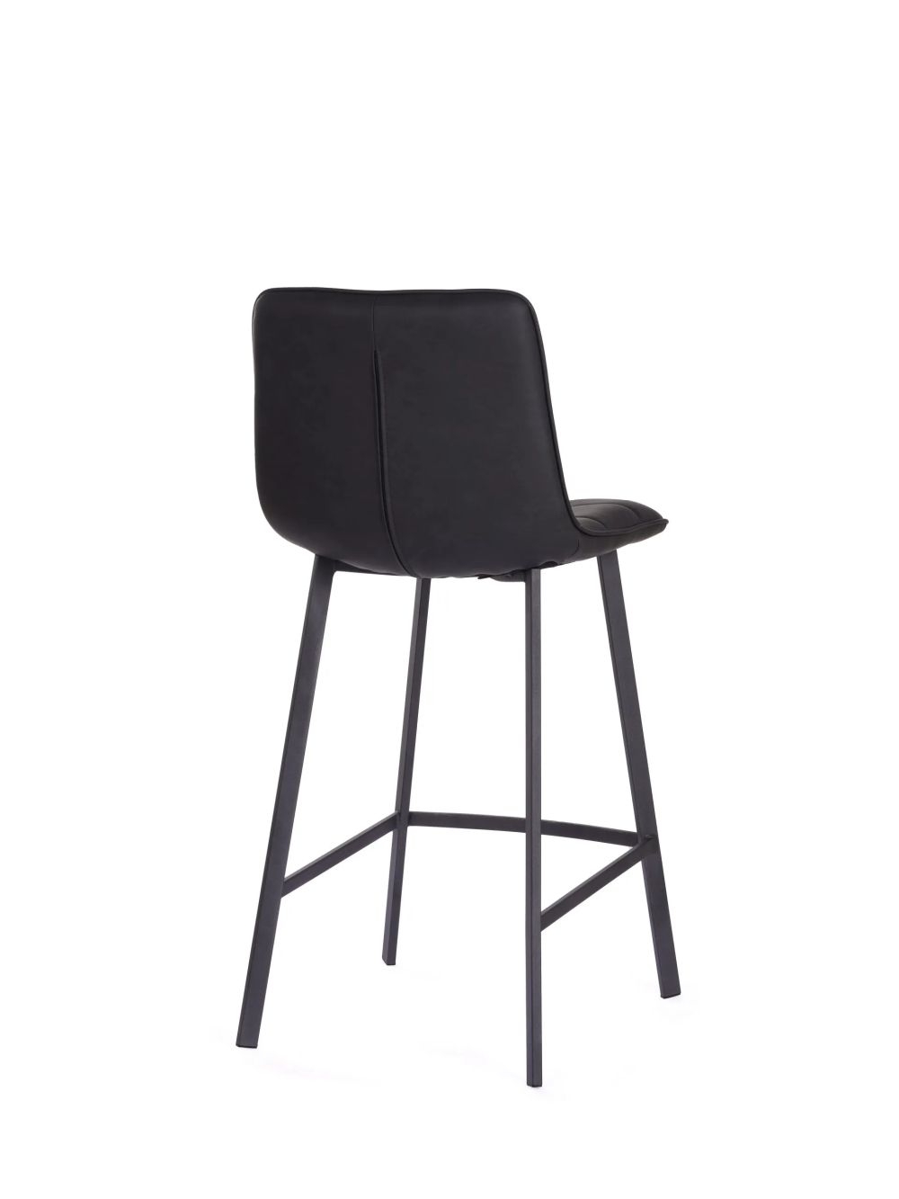 2 x Laketon PU Vintage Black Counter Stool