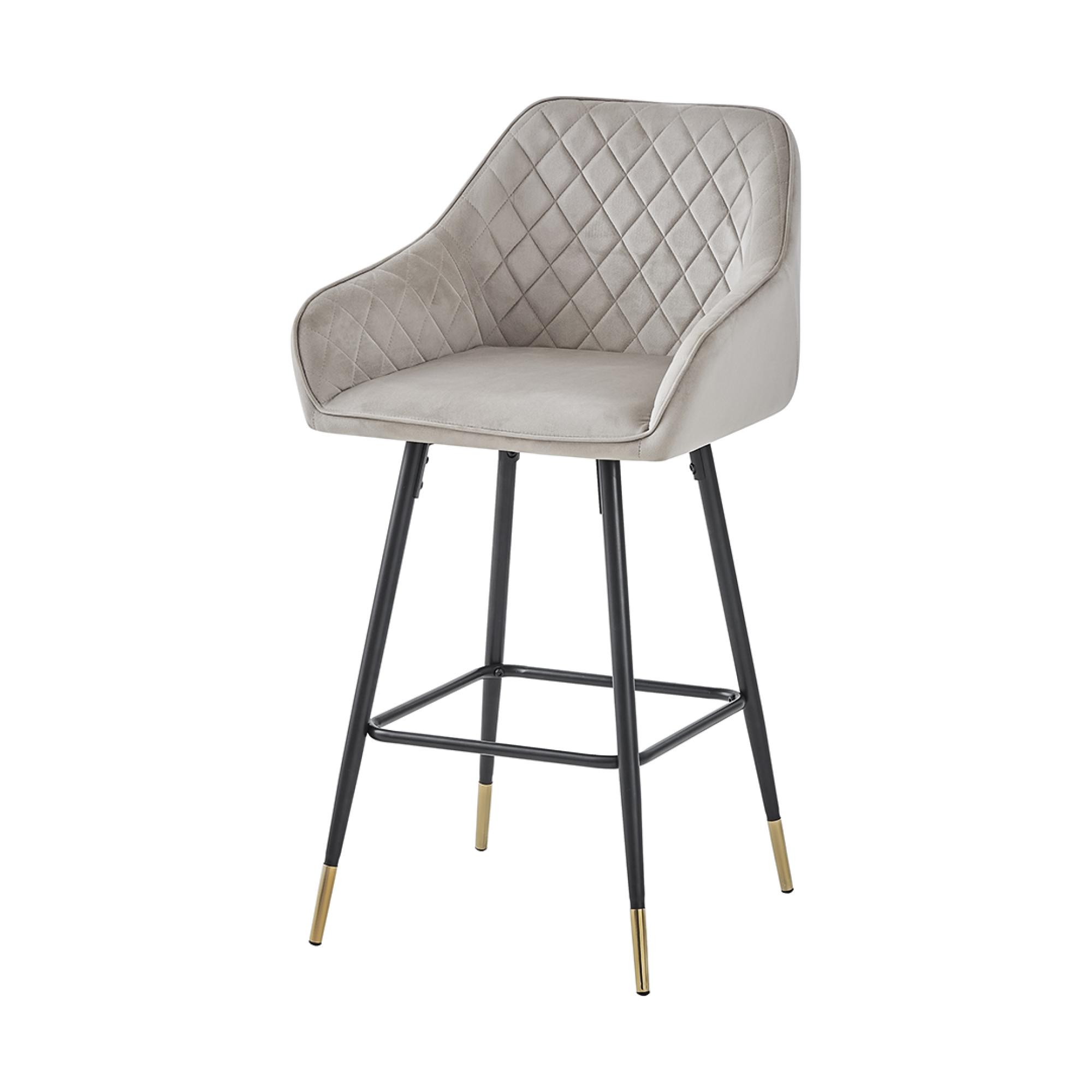 Barstools - Set of 2 - Mink Velvet