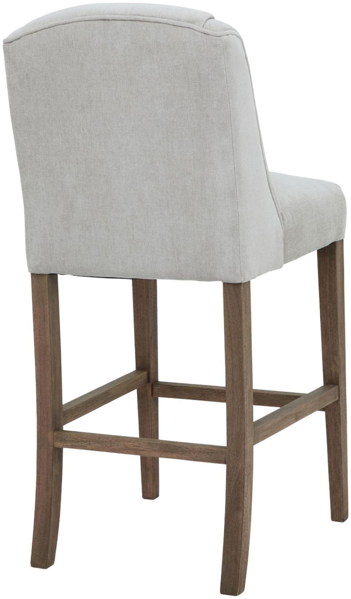 Compton Barstool - Set of 2 - Upholstered - Grey