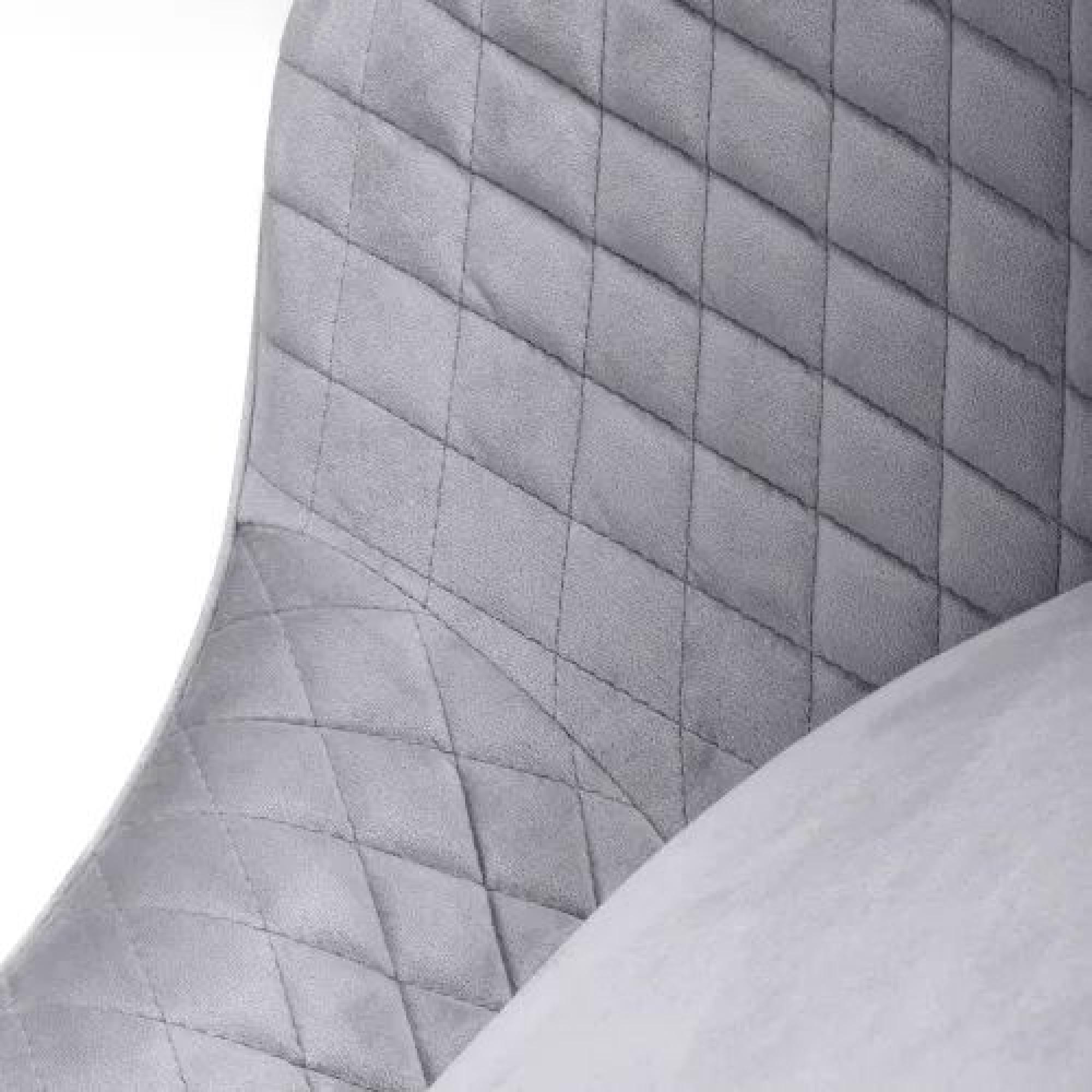 Savanna Barstool - Set of 2 - Brushed Grey Velvet