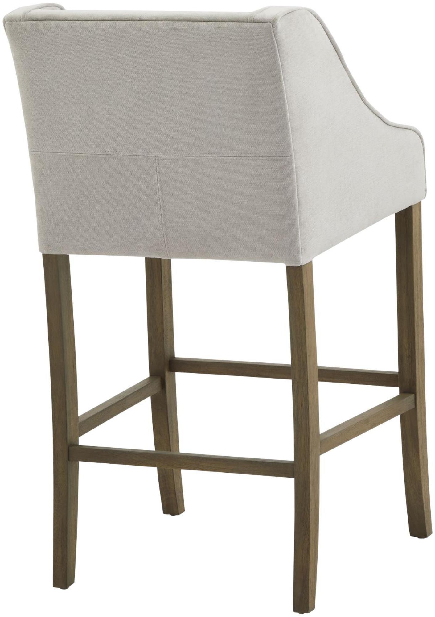 Epsom Barstool - Set of 2 - Upholstered - Grey