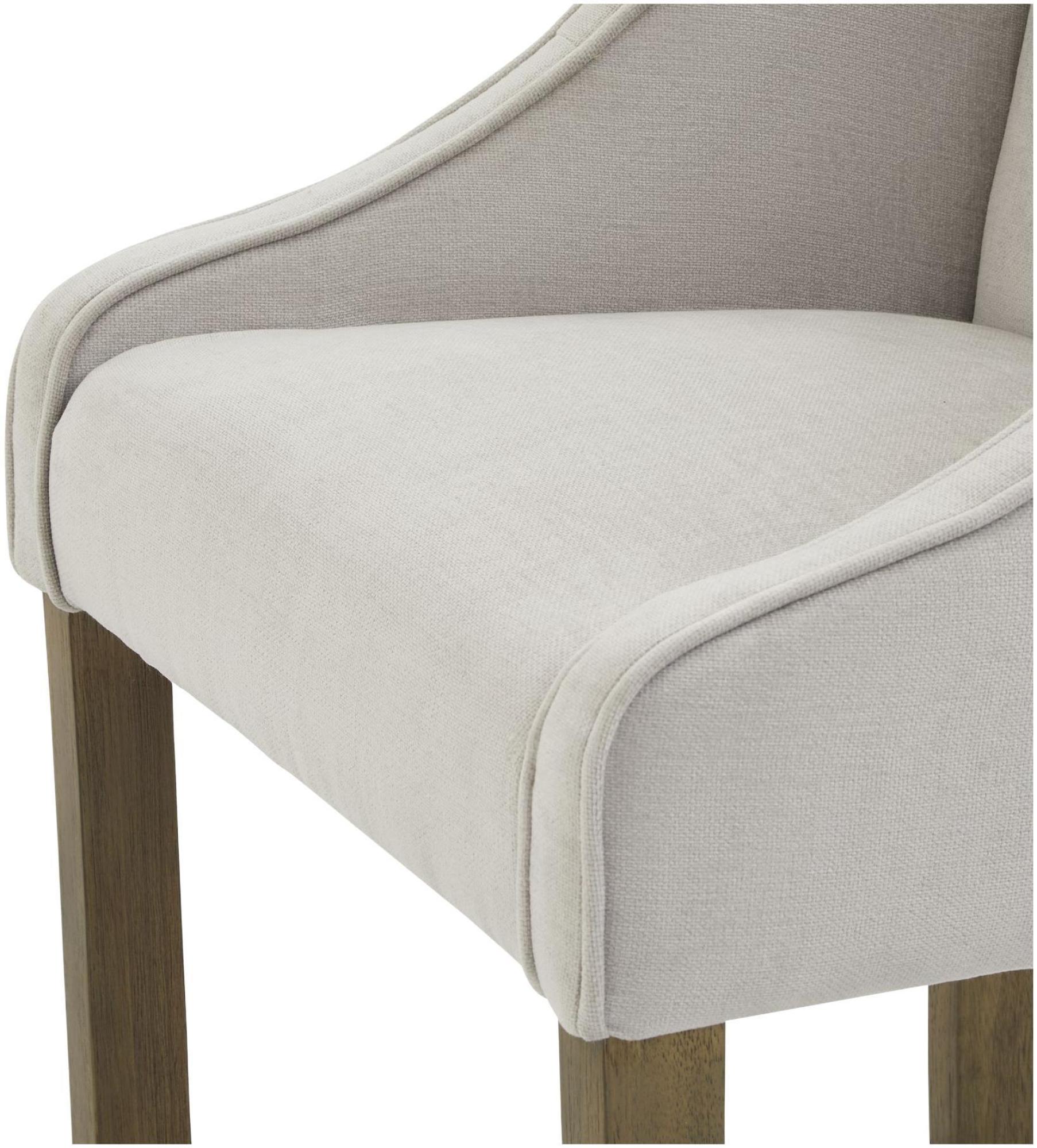 Epsom Barstool - Set of 2 - Upholstered - Grey