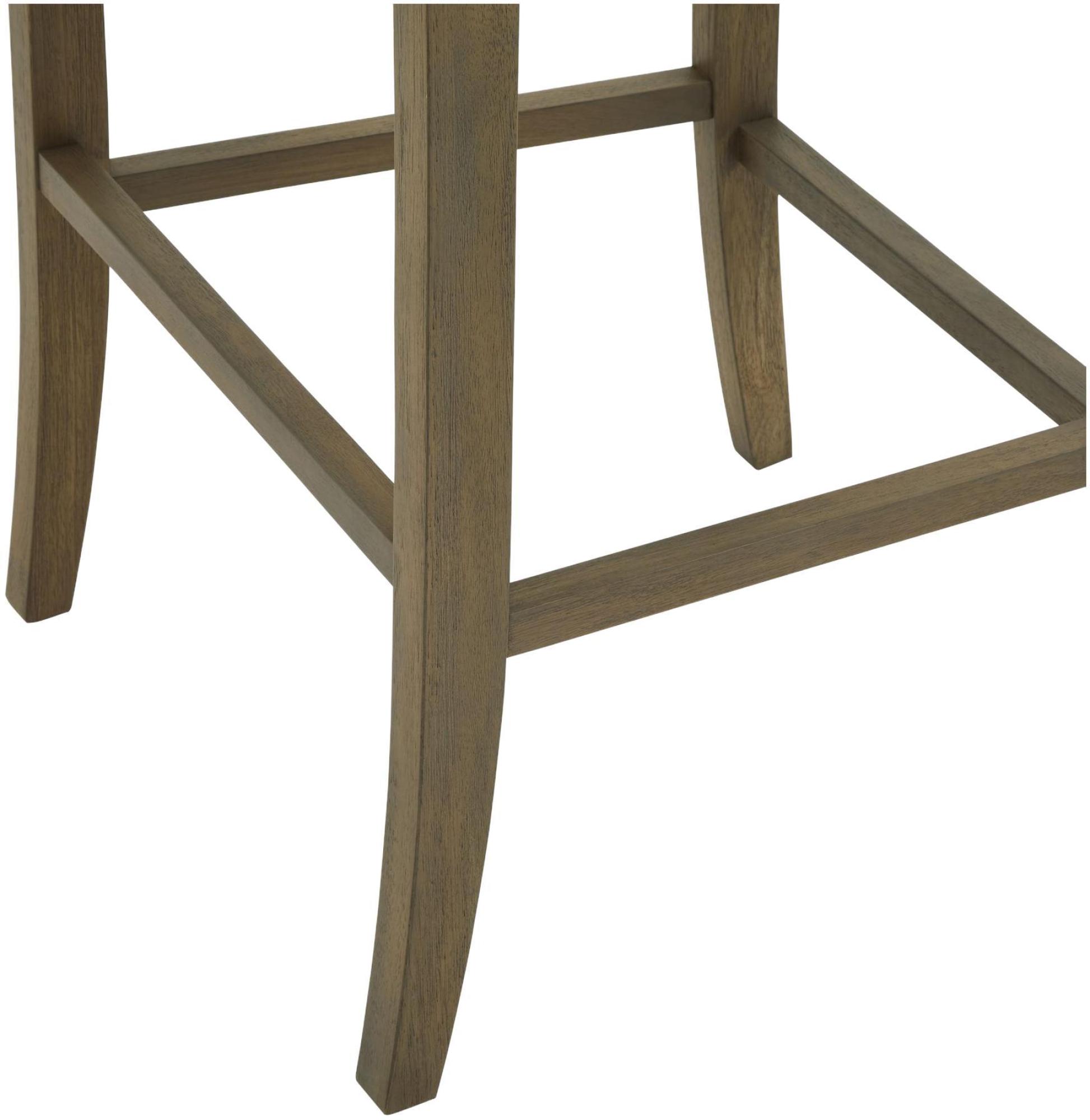 Epsom Barstool - Set of 2 - Upholstered - Grey