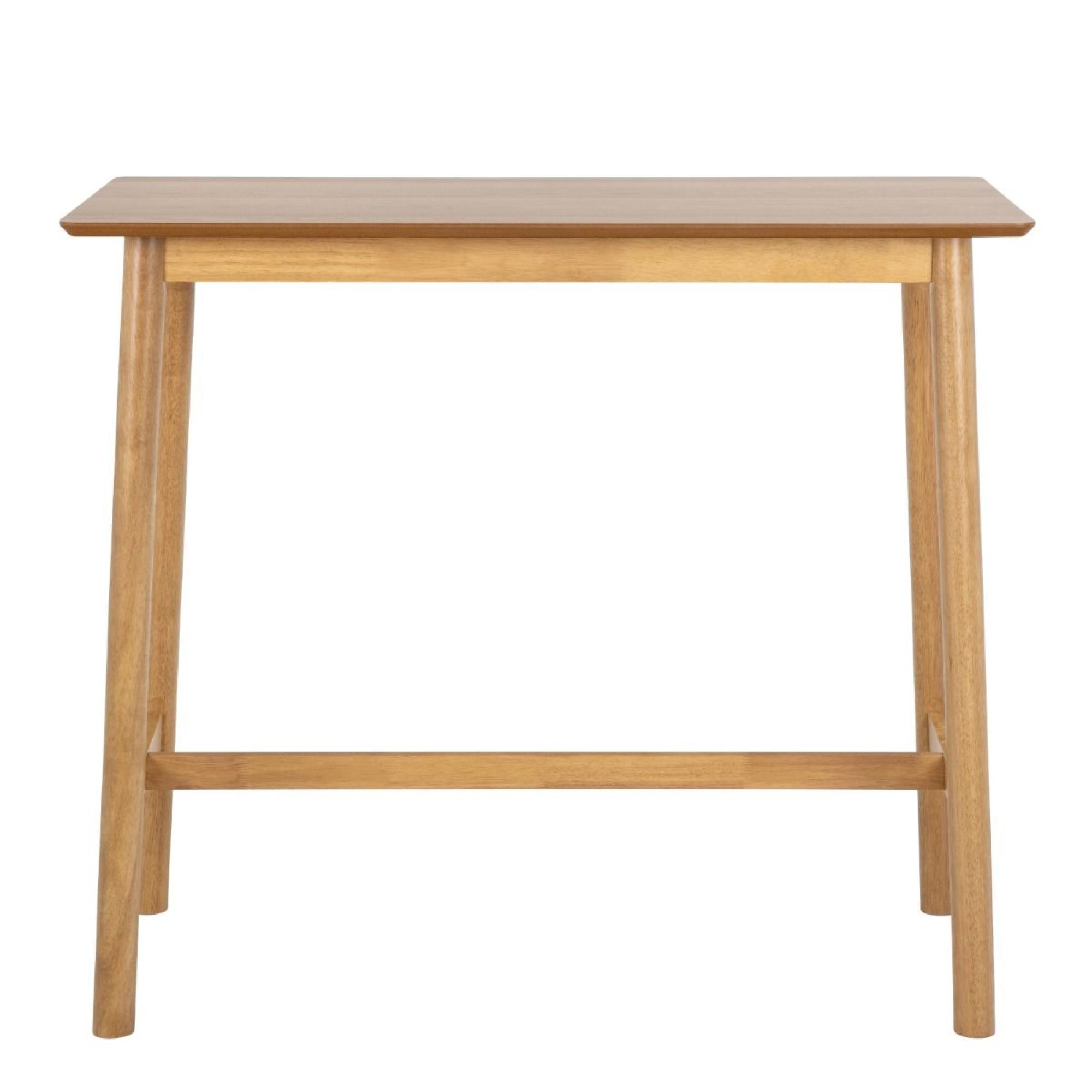 Barlow Matt Oak Bar Table