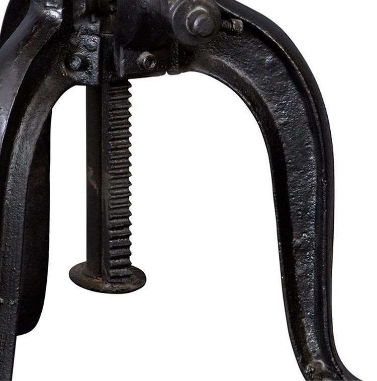 Bhuj Industrial Style Wooden Crank Table