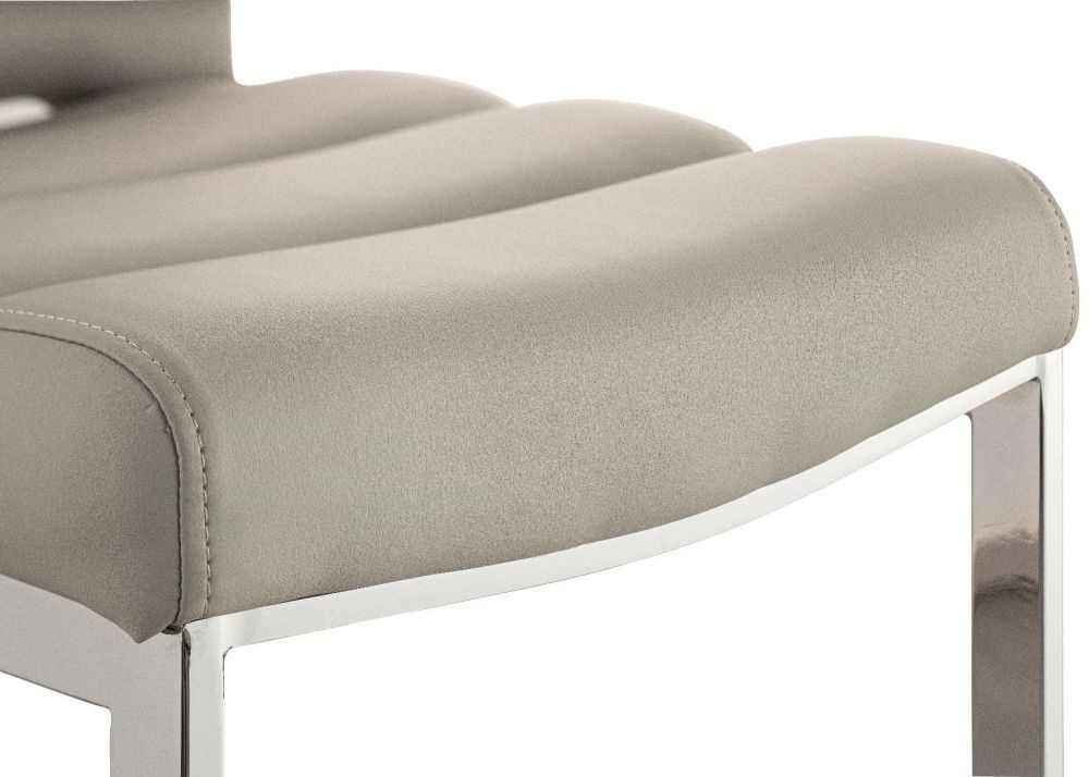 Clearance - 2 x Perth Grey Breakfast Barstool - FS339/44/14766