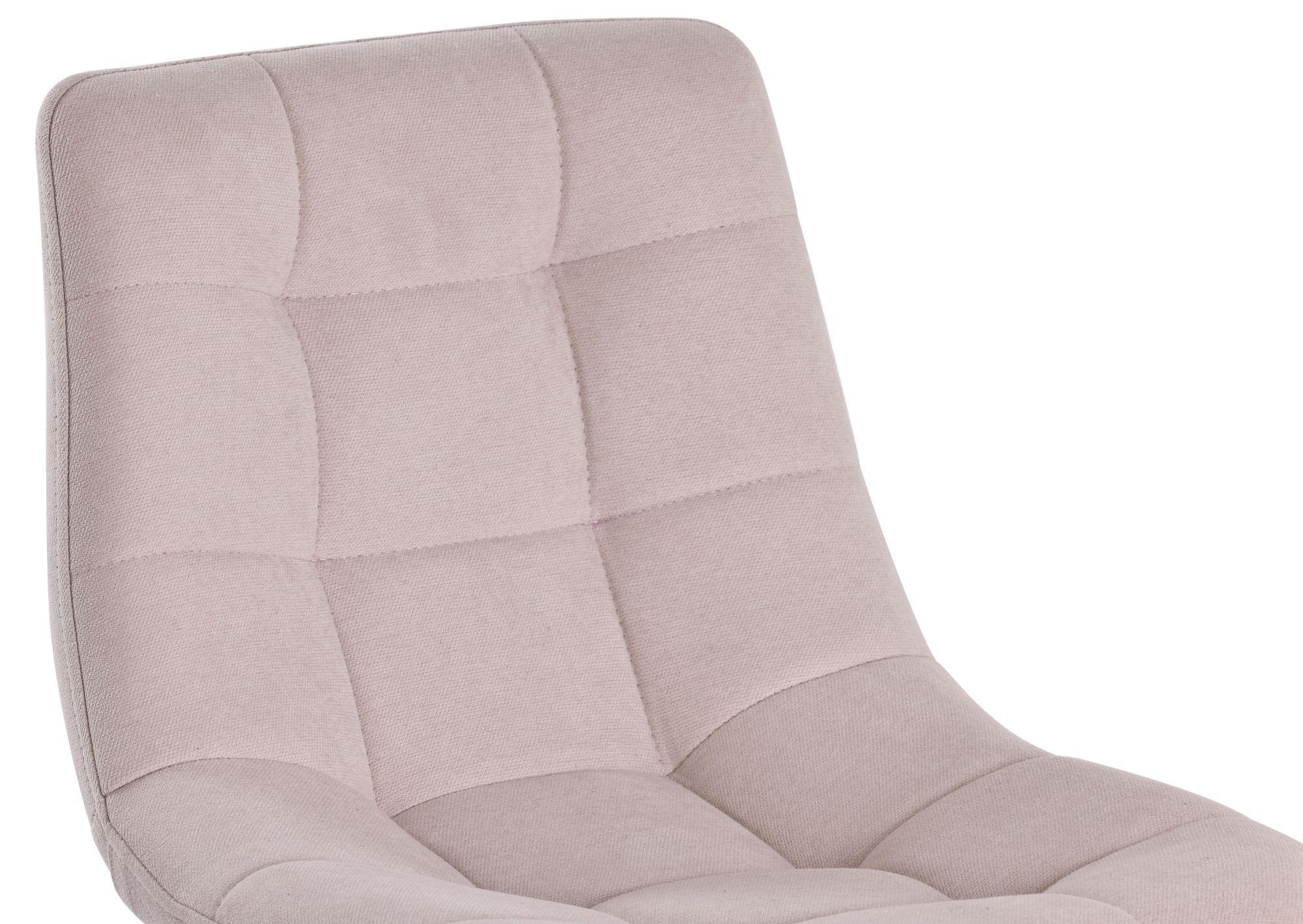 Corona High Back Barstool - Beige Velvet Fabric - Black Metal Legs