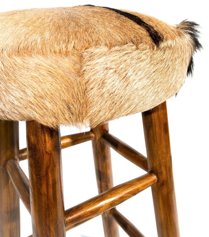 Frankfort Goat Skin Tall Kitchen Stool