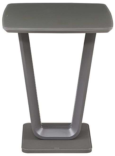 Lazzaro Bar Table - Graphite Grey Matt