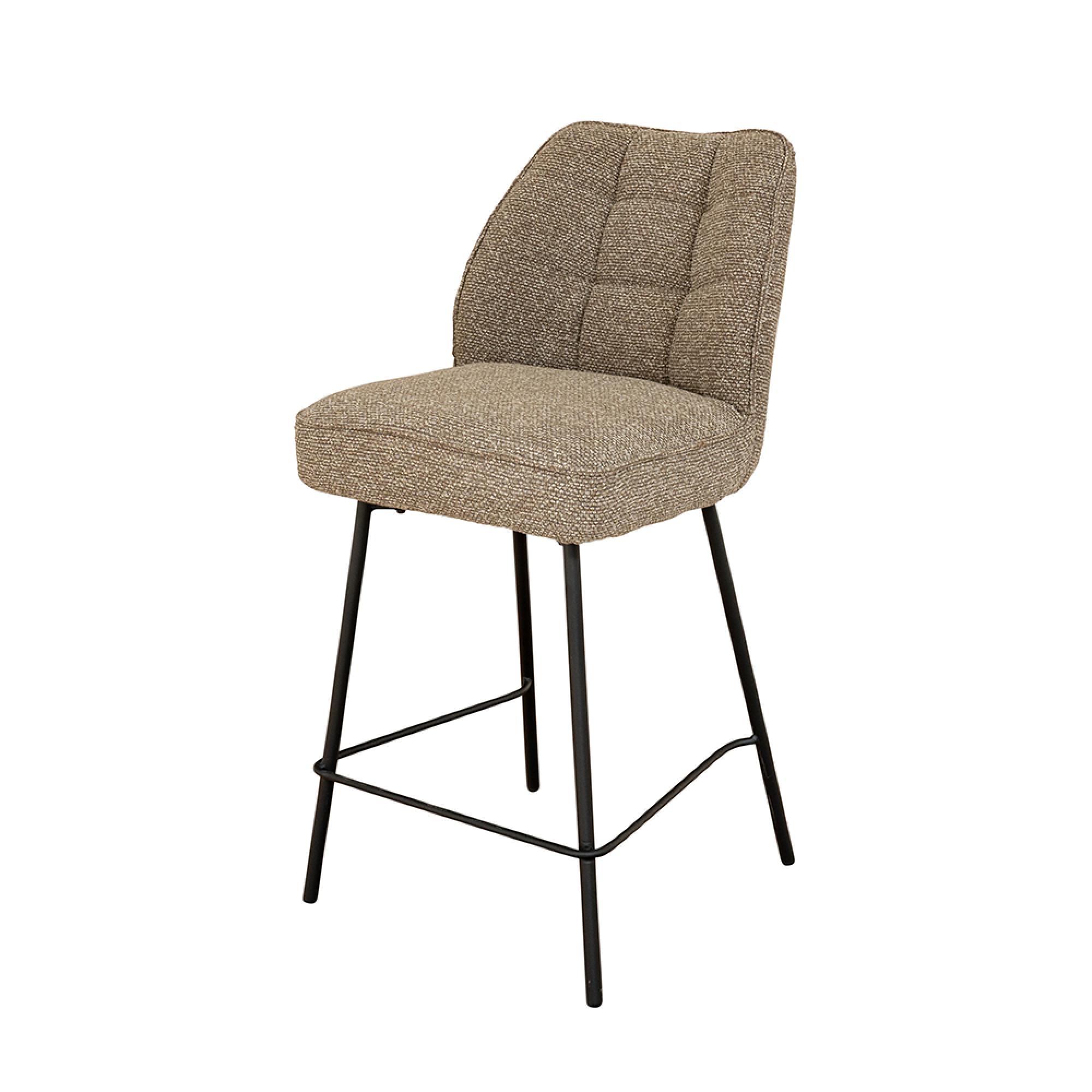 Banbury Counter Stool - Set of 2 - Fabric - Mocha Chenille