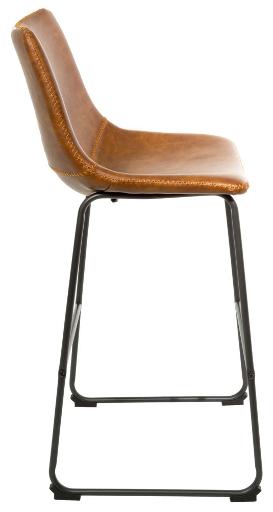 Fremont Barstools - Set of 2 - Vintage Leather - Tan