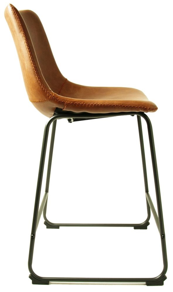 Fremont Counter Stools - Set of 2 - Vintage Leather - Tan
