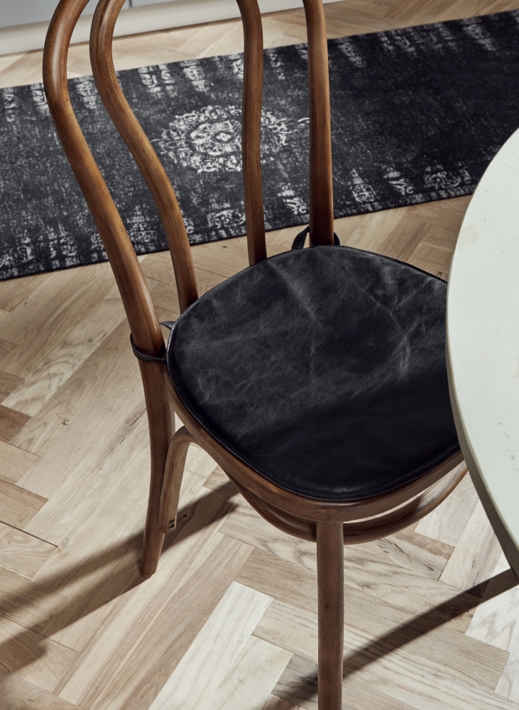 Bistro Bar Chairs - Set of 2 - Wooden - Brown