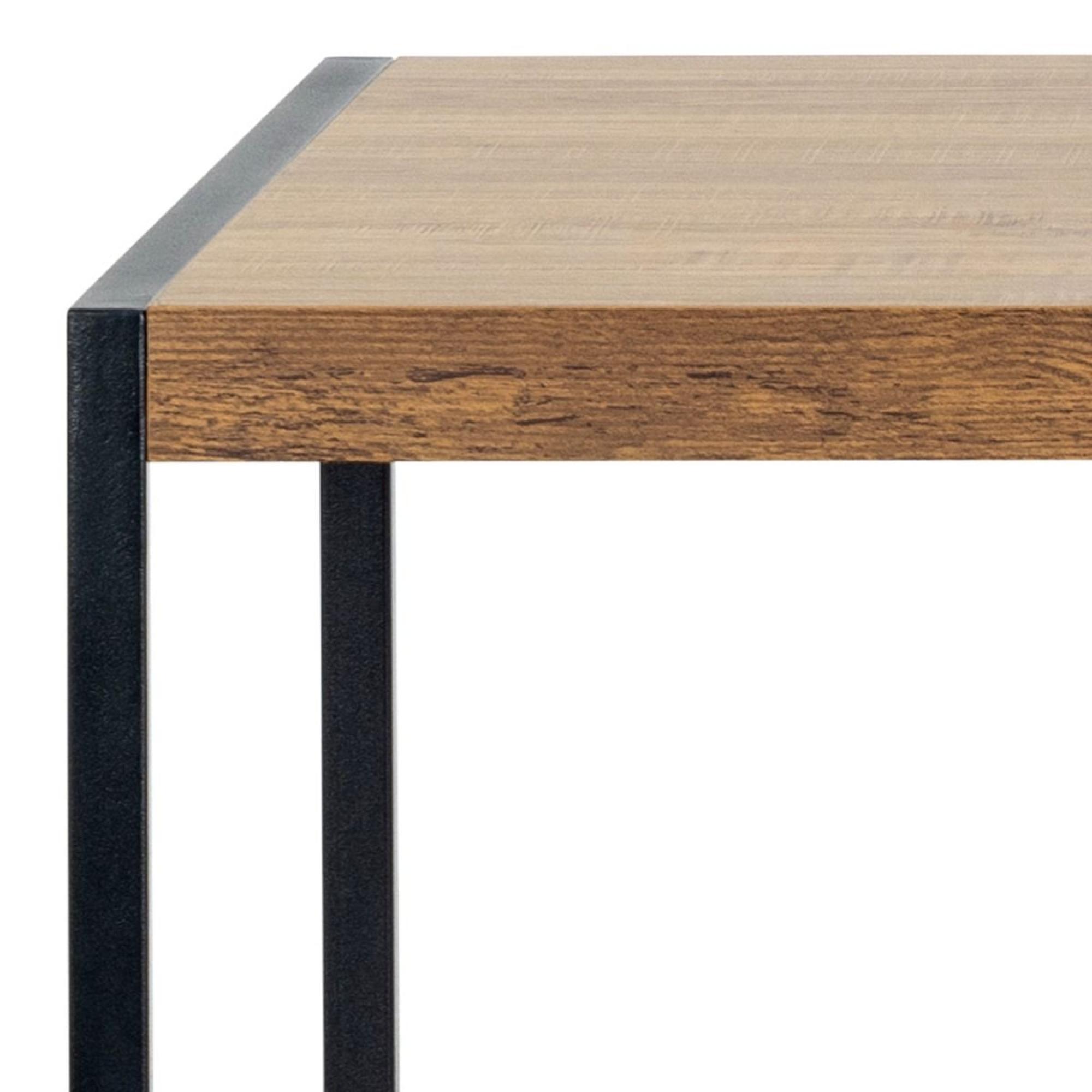 Bahamas Bar Table Set - Black and Oak