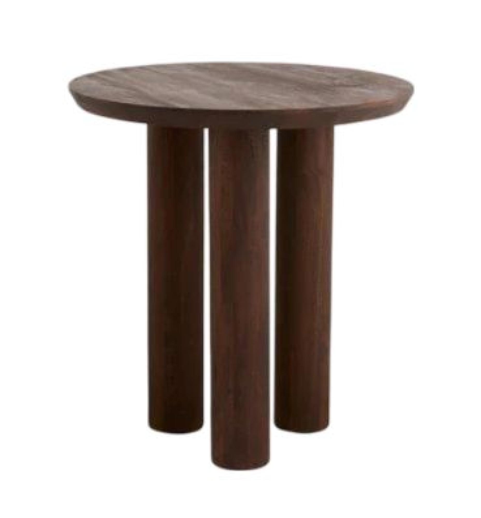 Helin Mango Wood Round Cafe Table
