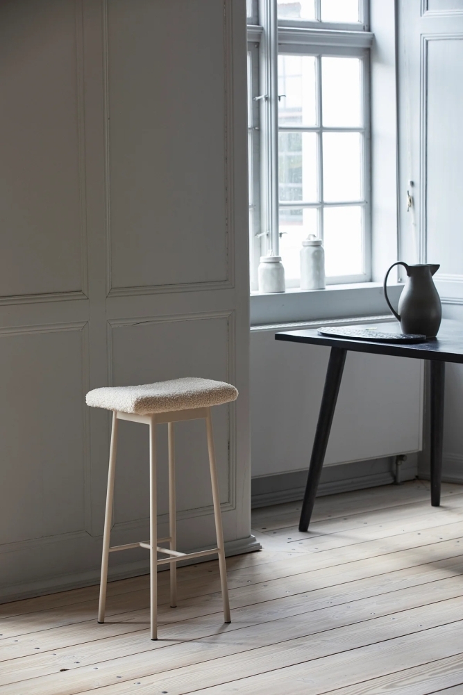 Zala Barstool - Beige Fabric