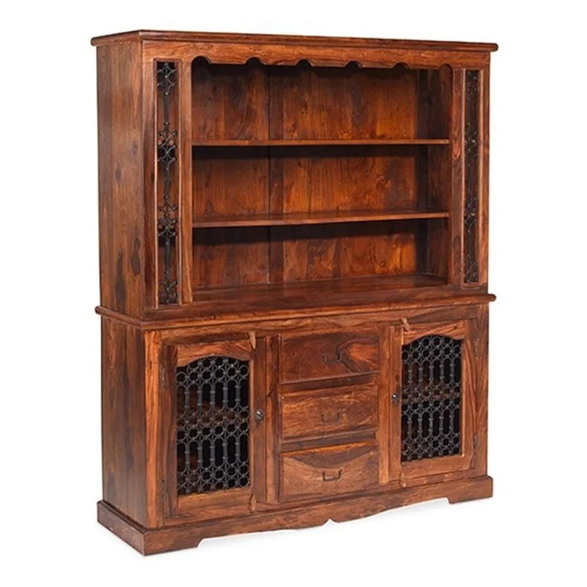 Indian Sheesham Large Buffet Hutch