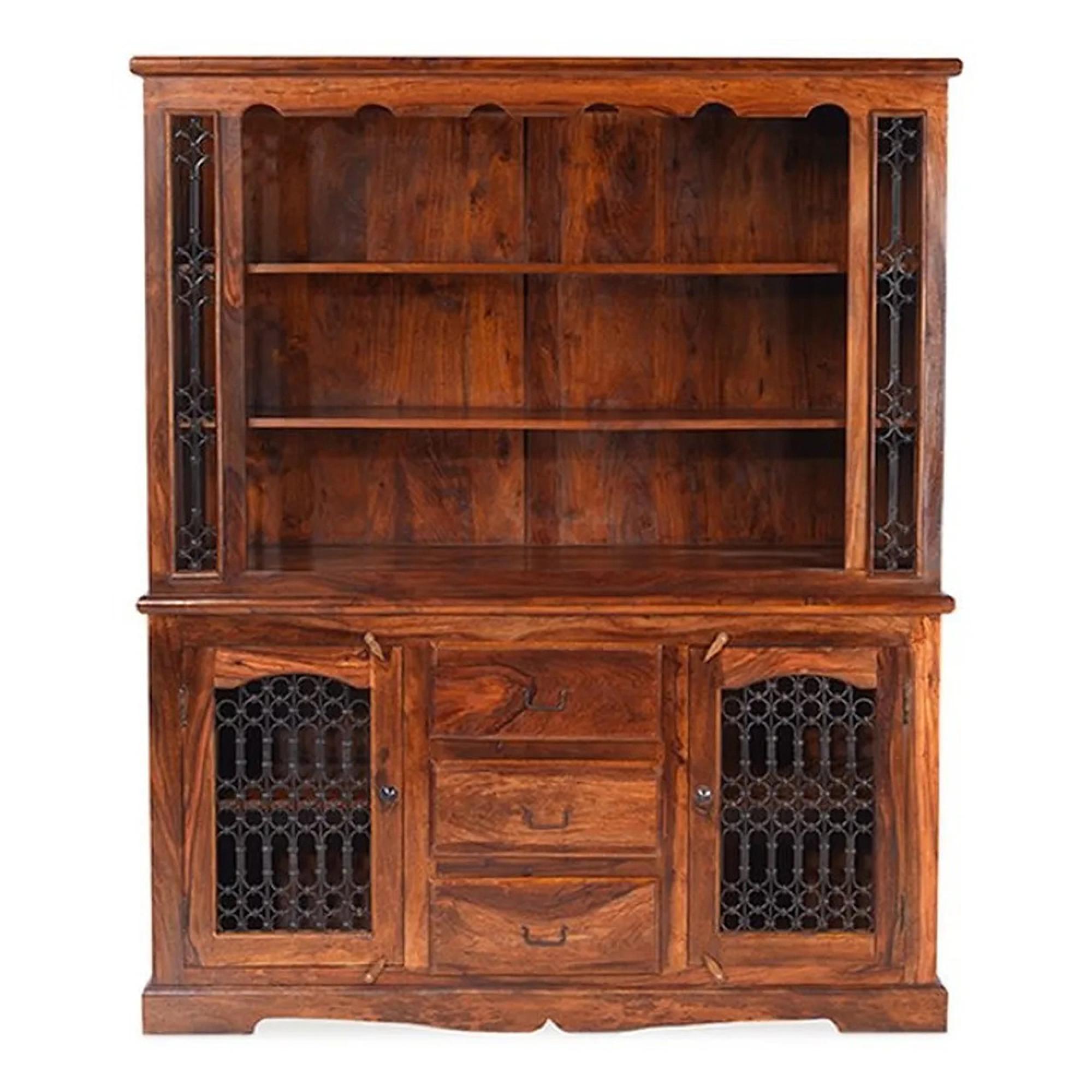 Indian Sheesham Large Buffet Hutch