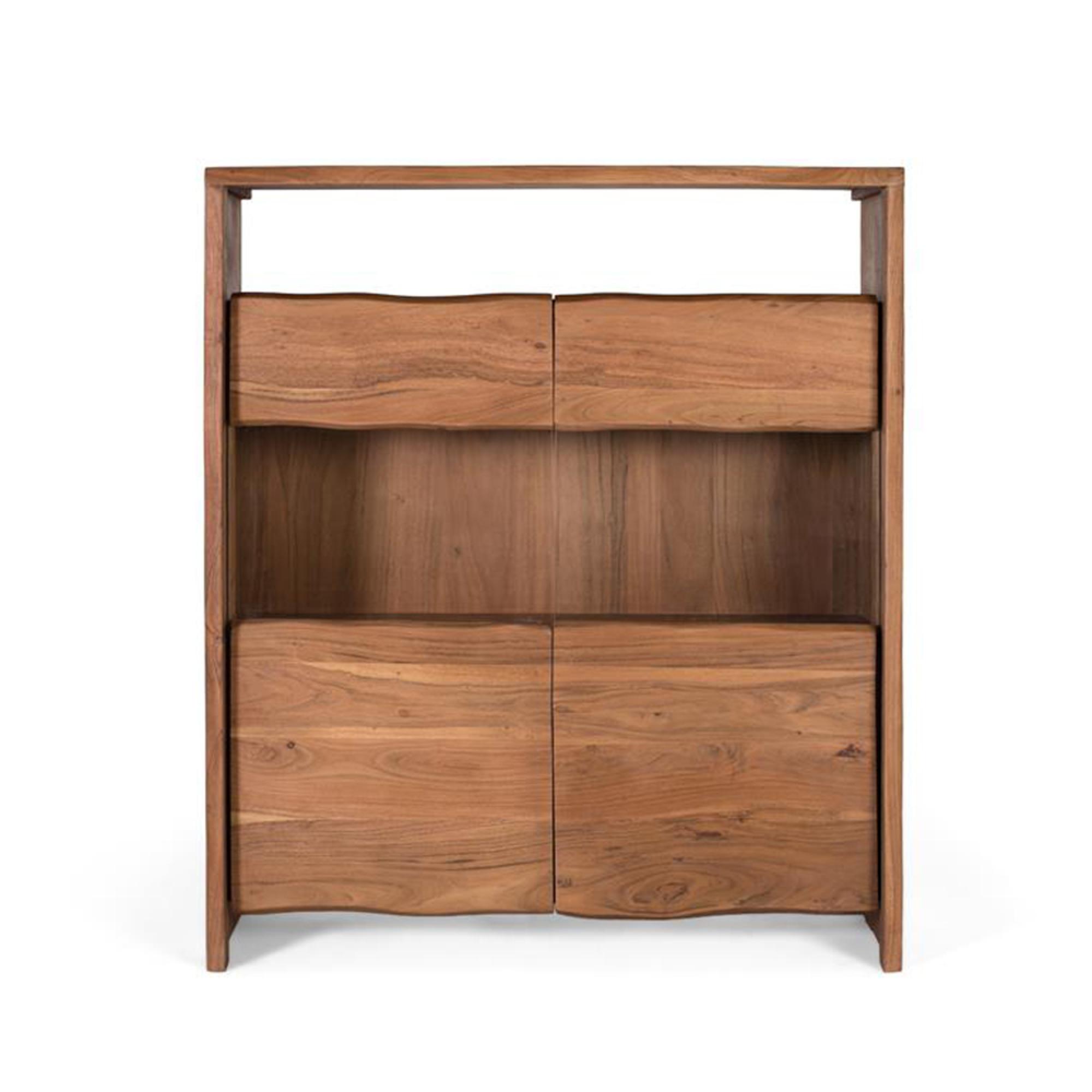 Macerata Buffet Hutch - Acacia Wood - 2 Door