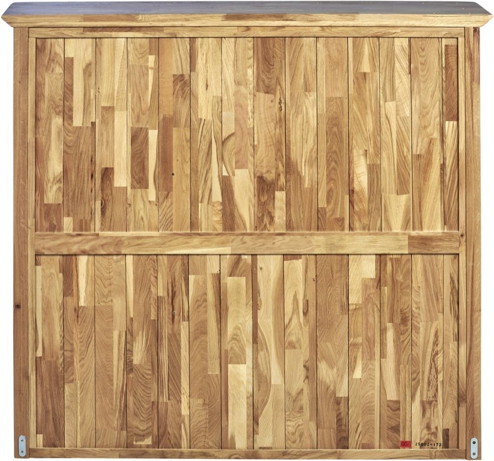 Shaker Oak Glass Door Dresser Top