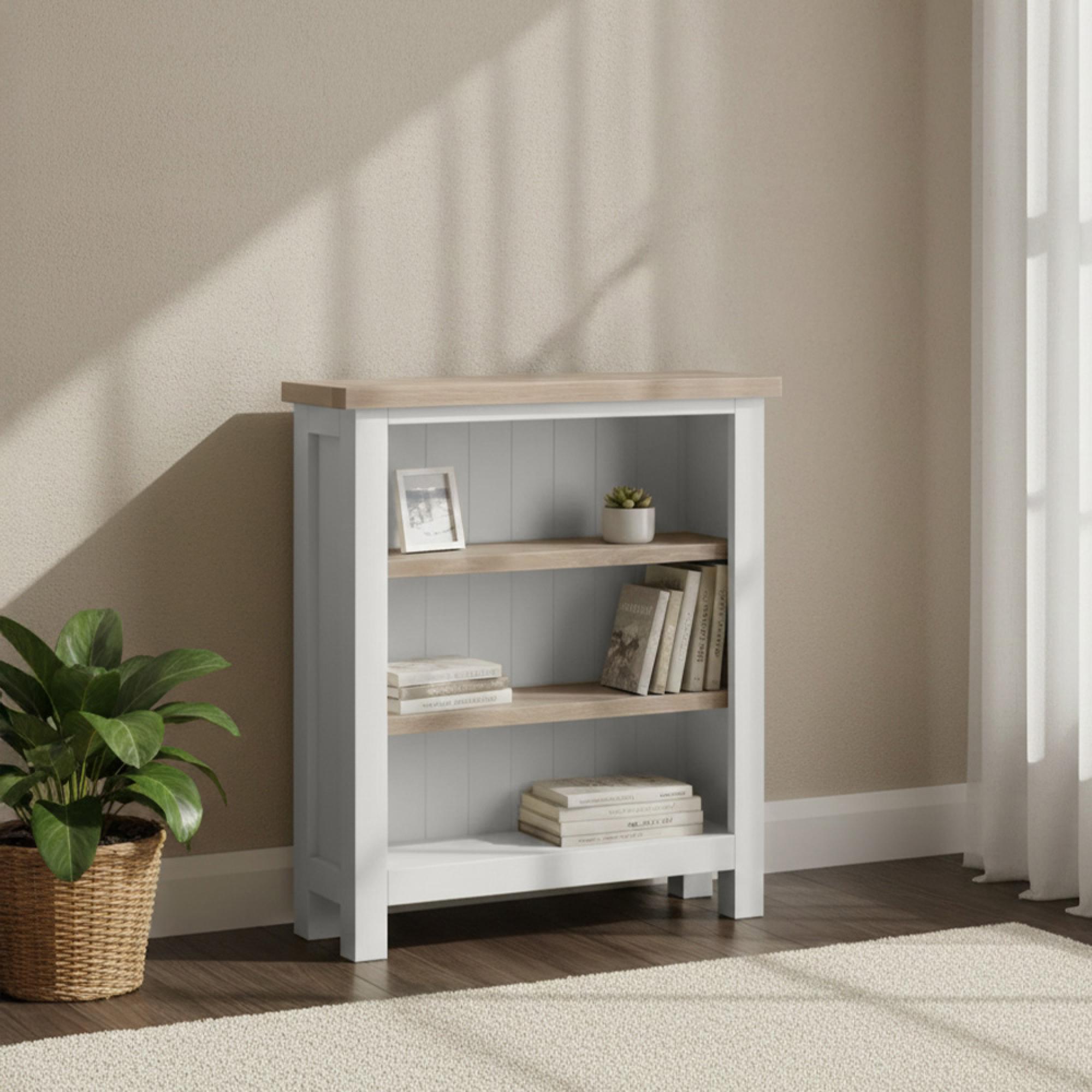 Modern Bookcase - Grey Painted