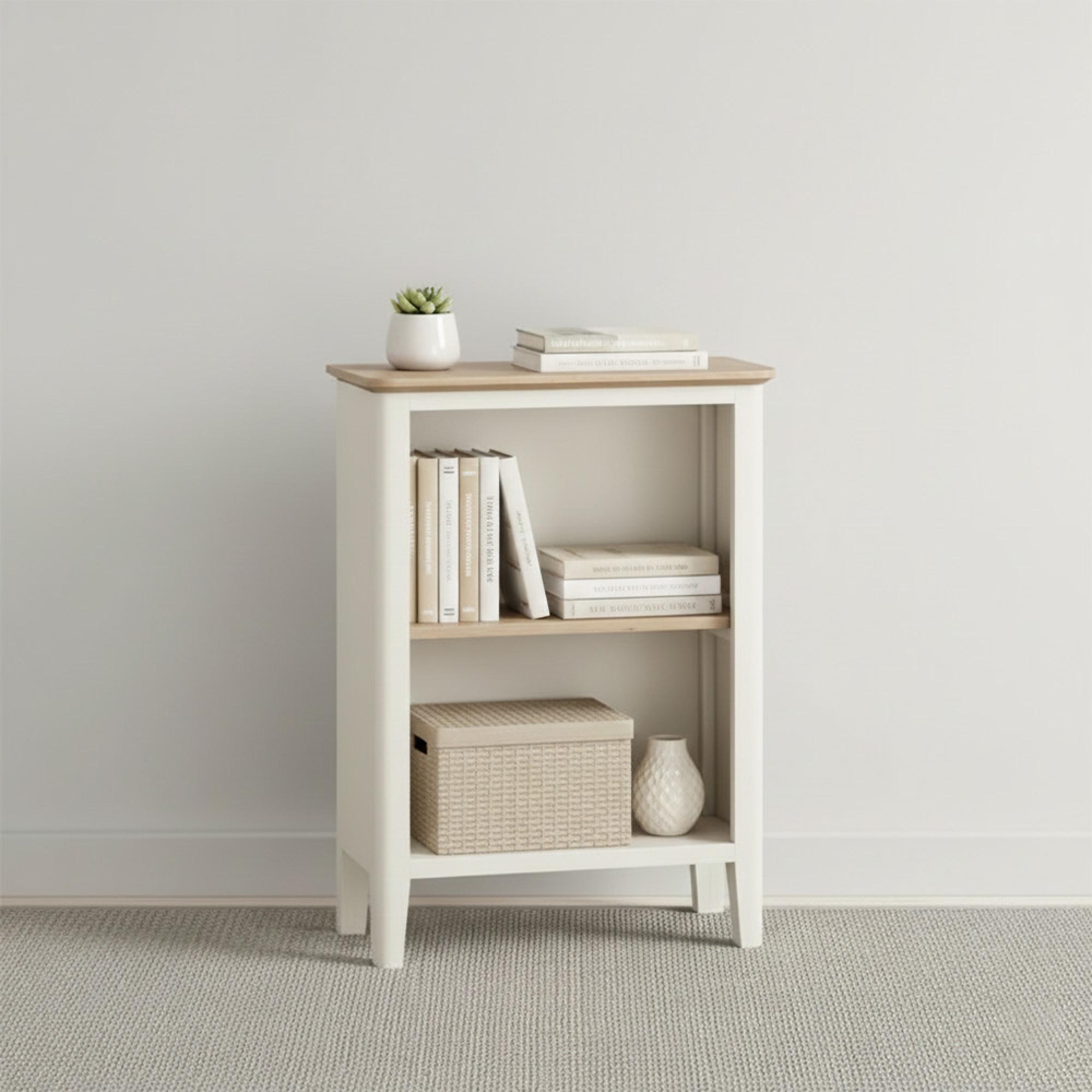 Marlow Small Bookcase - White