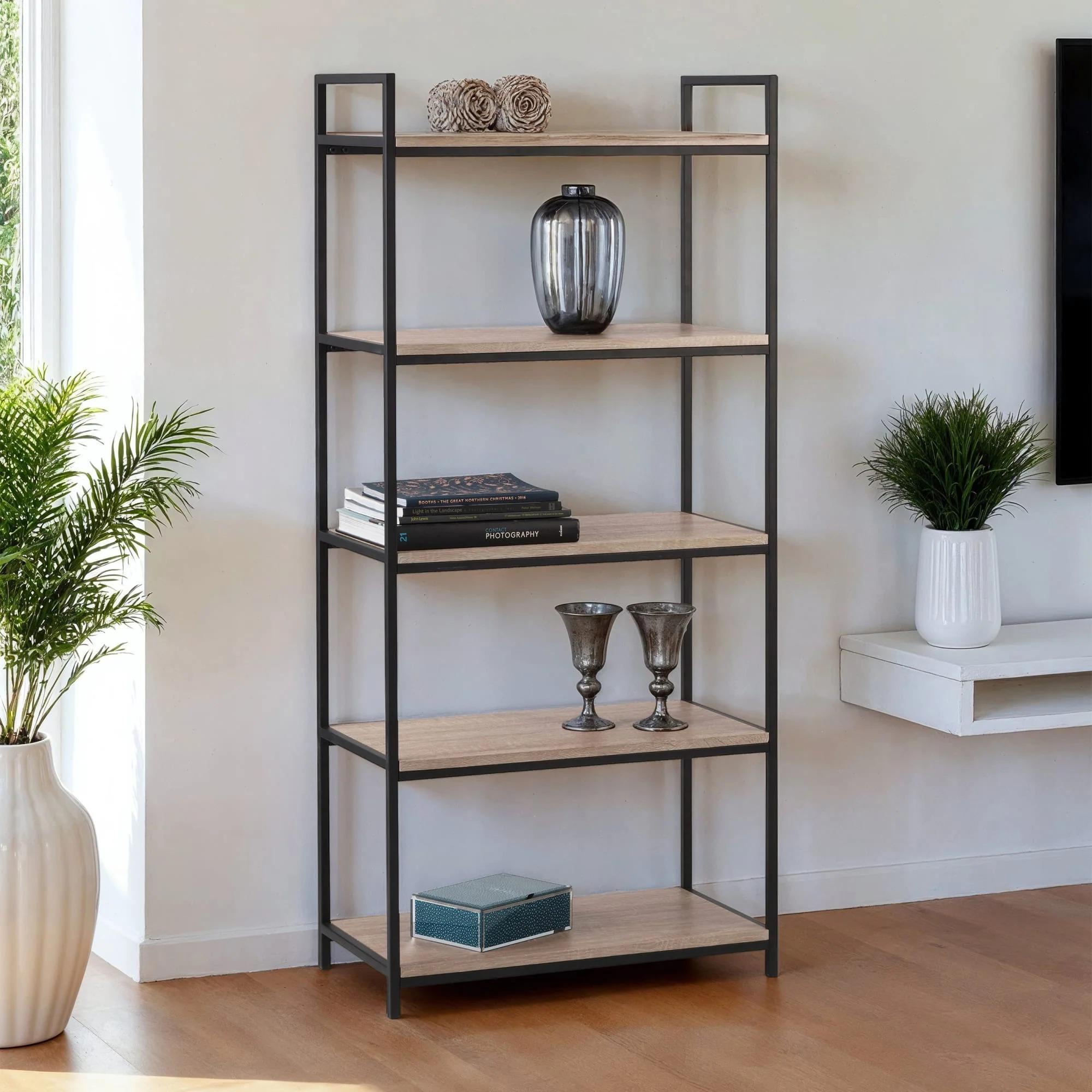 Tribeca Tall Bookcase - Oak