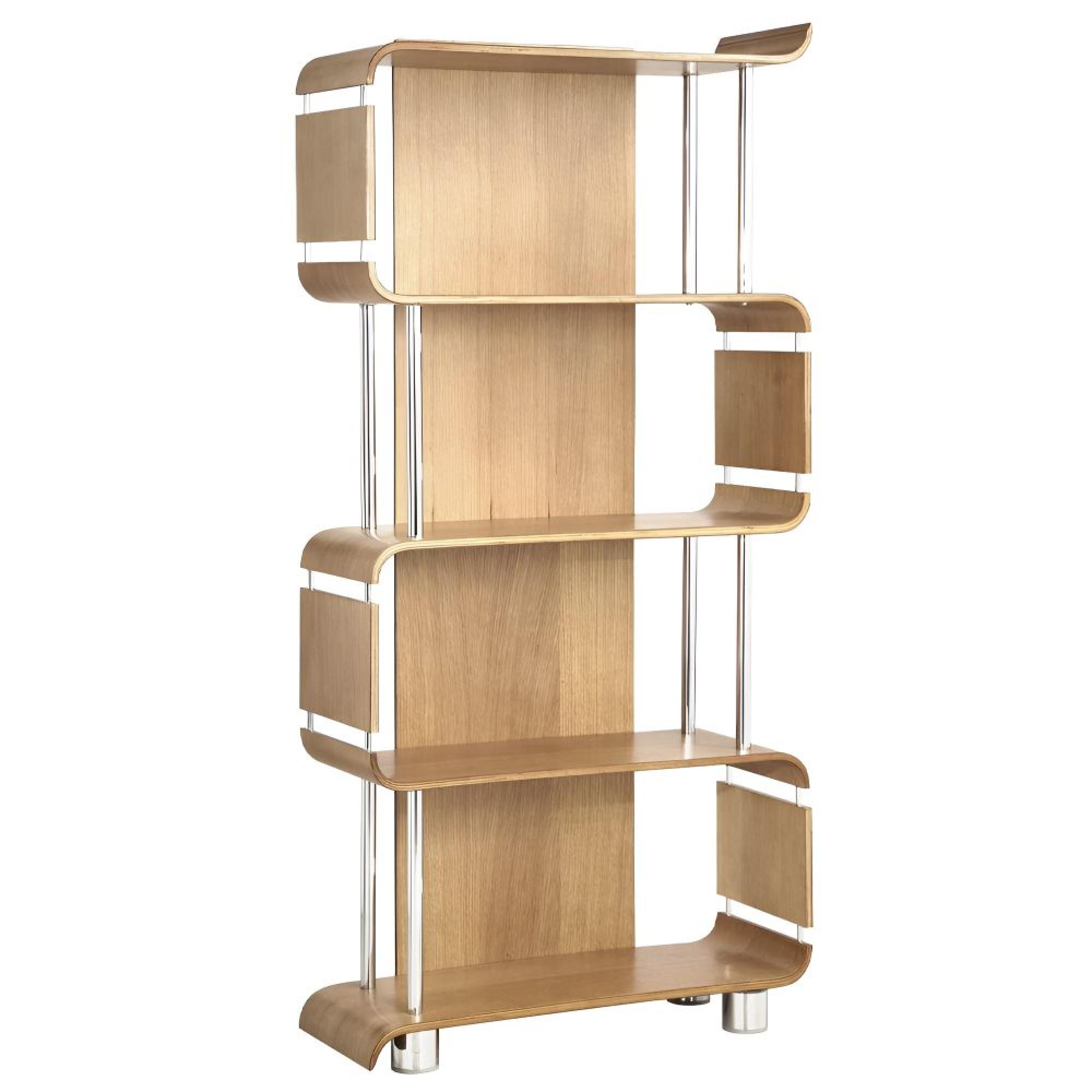 Curve Bookshelf - Oak - BS201
