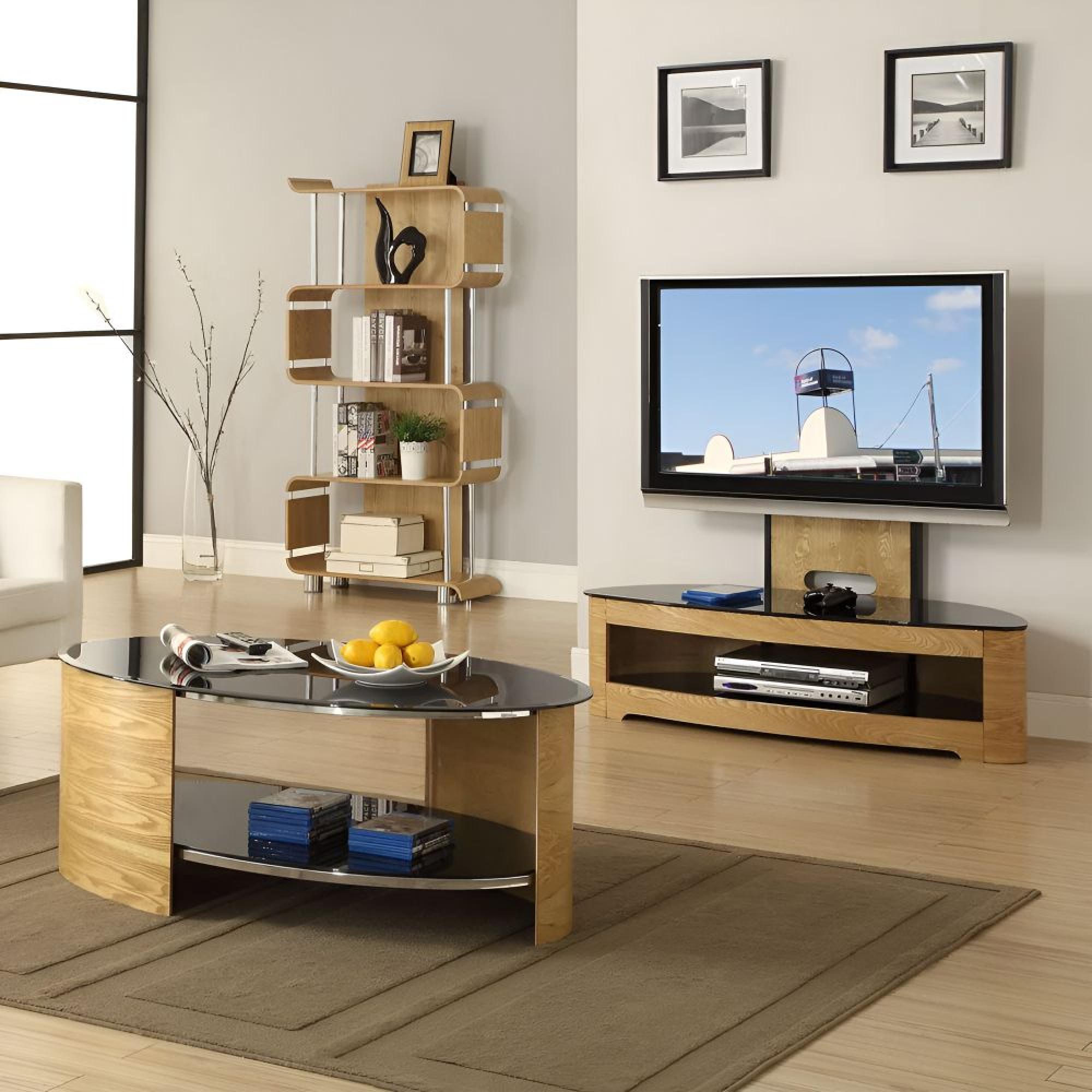 Curve Bookshelf - Oak - BS201