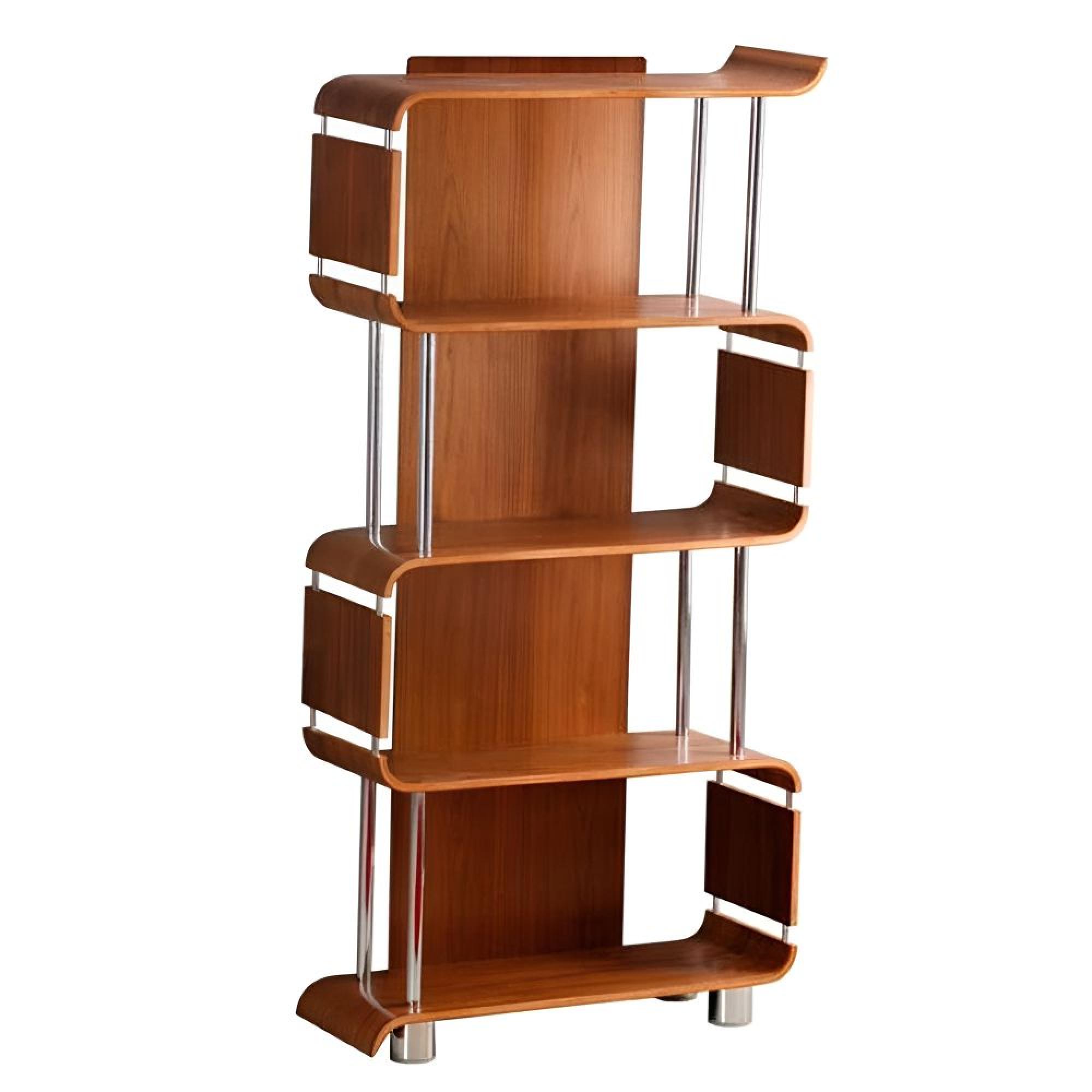 Curve Bookshelf - Walnut - BS201