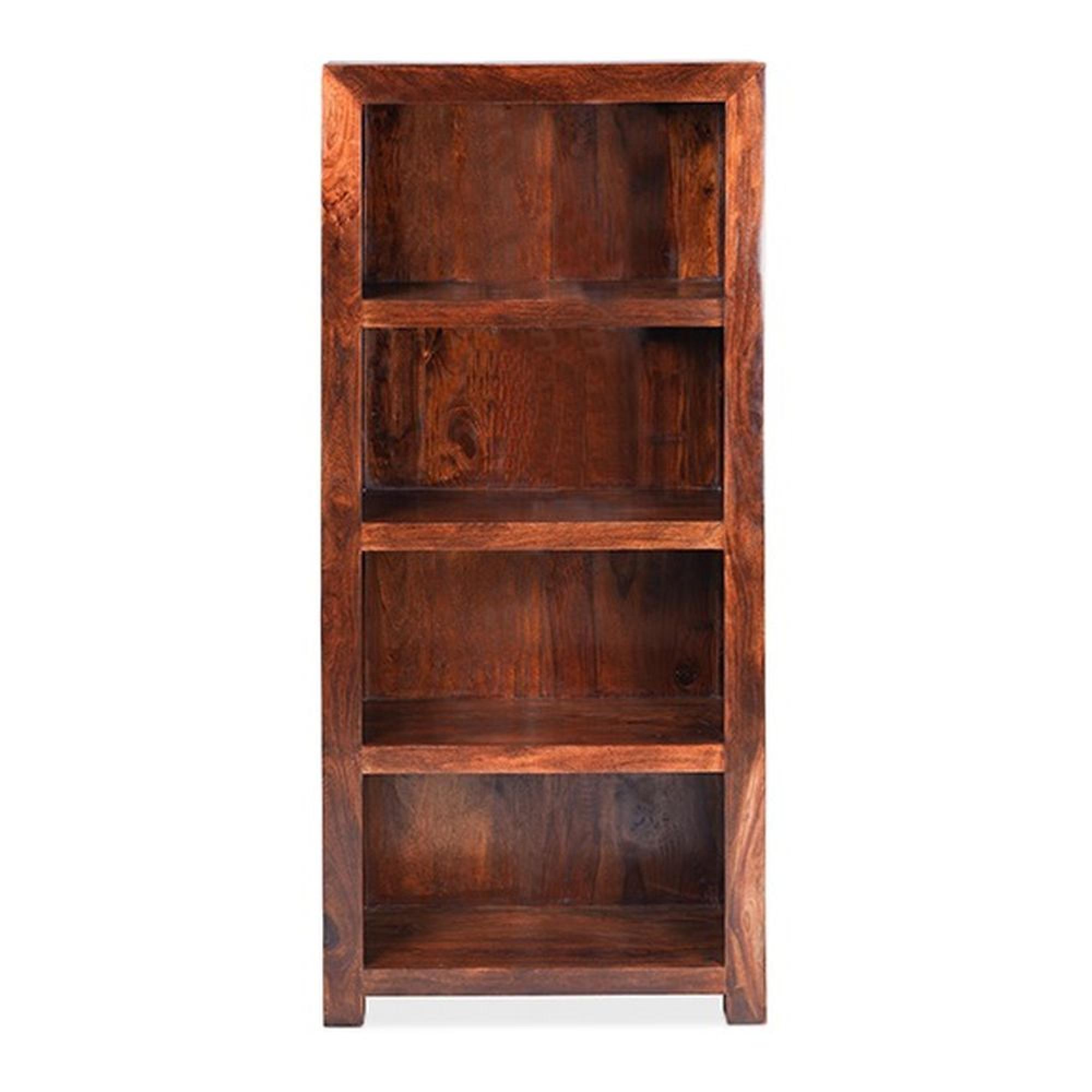 Cube Sheesham Narrow Bookcase