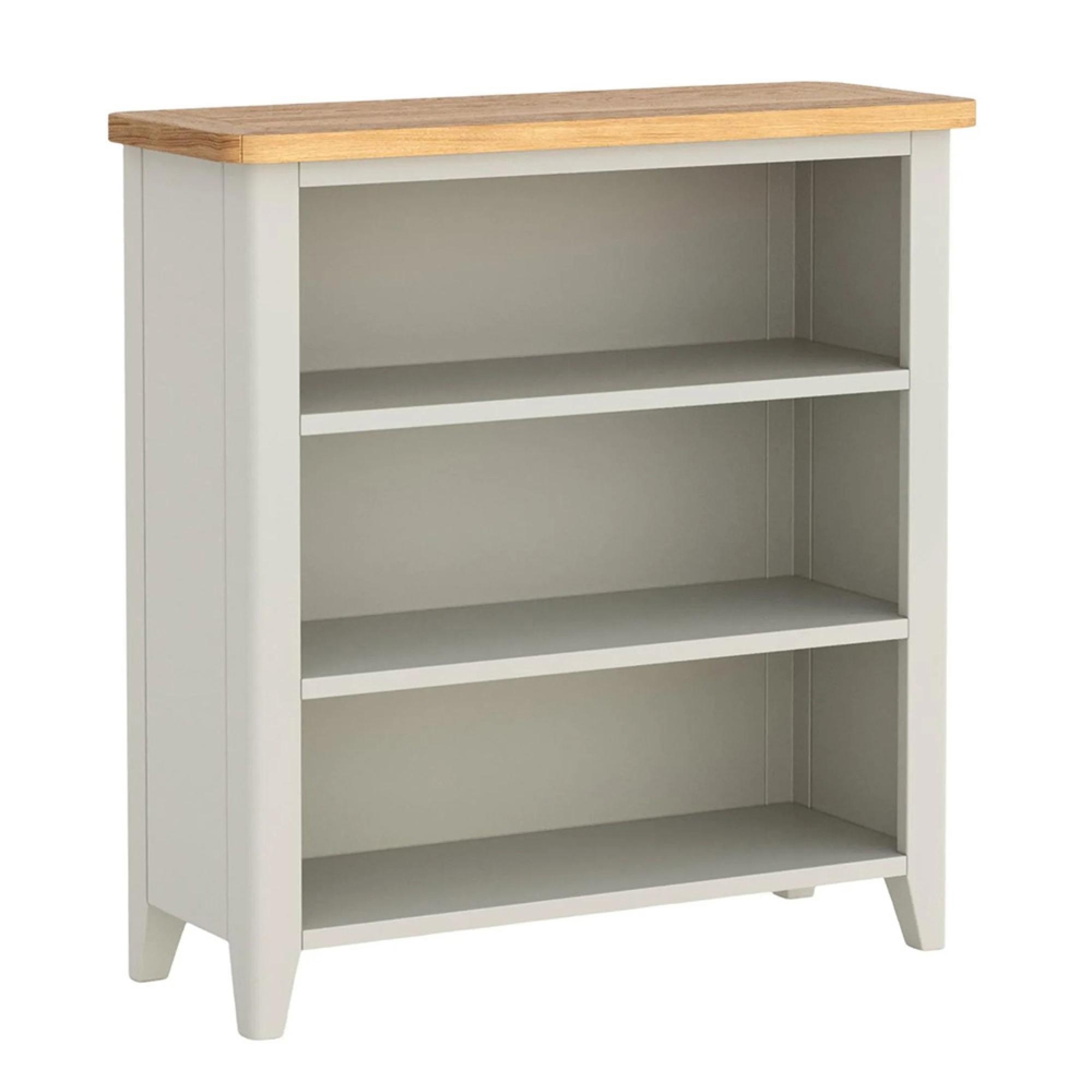 Arden Grey Painted Low Bookcase