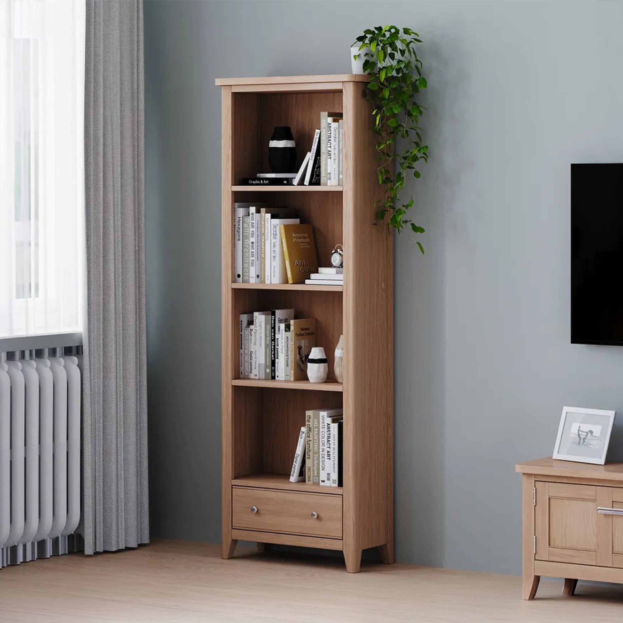 Arden Oak Tall Bookcase