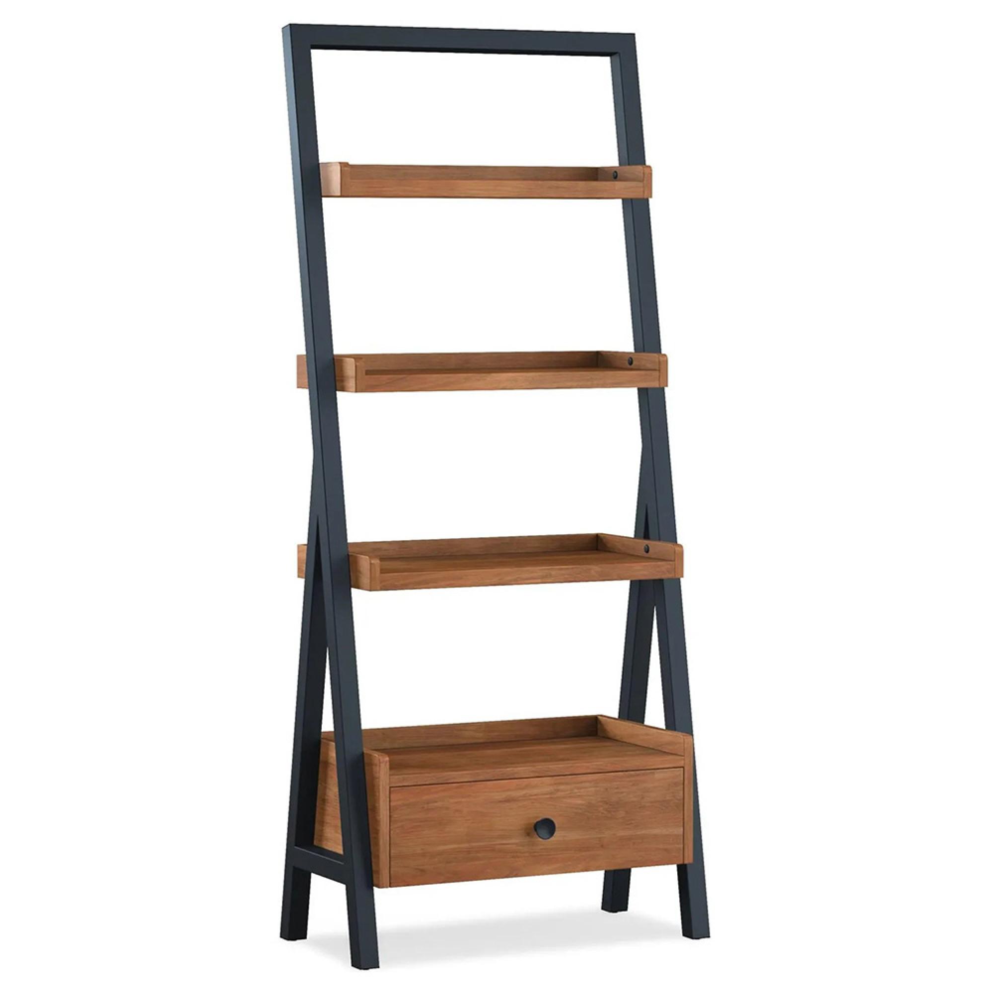 Rayne Acacia Ladder Bookcase