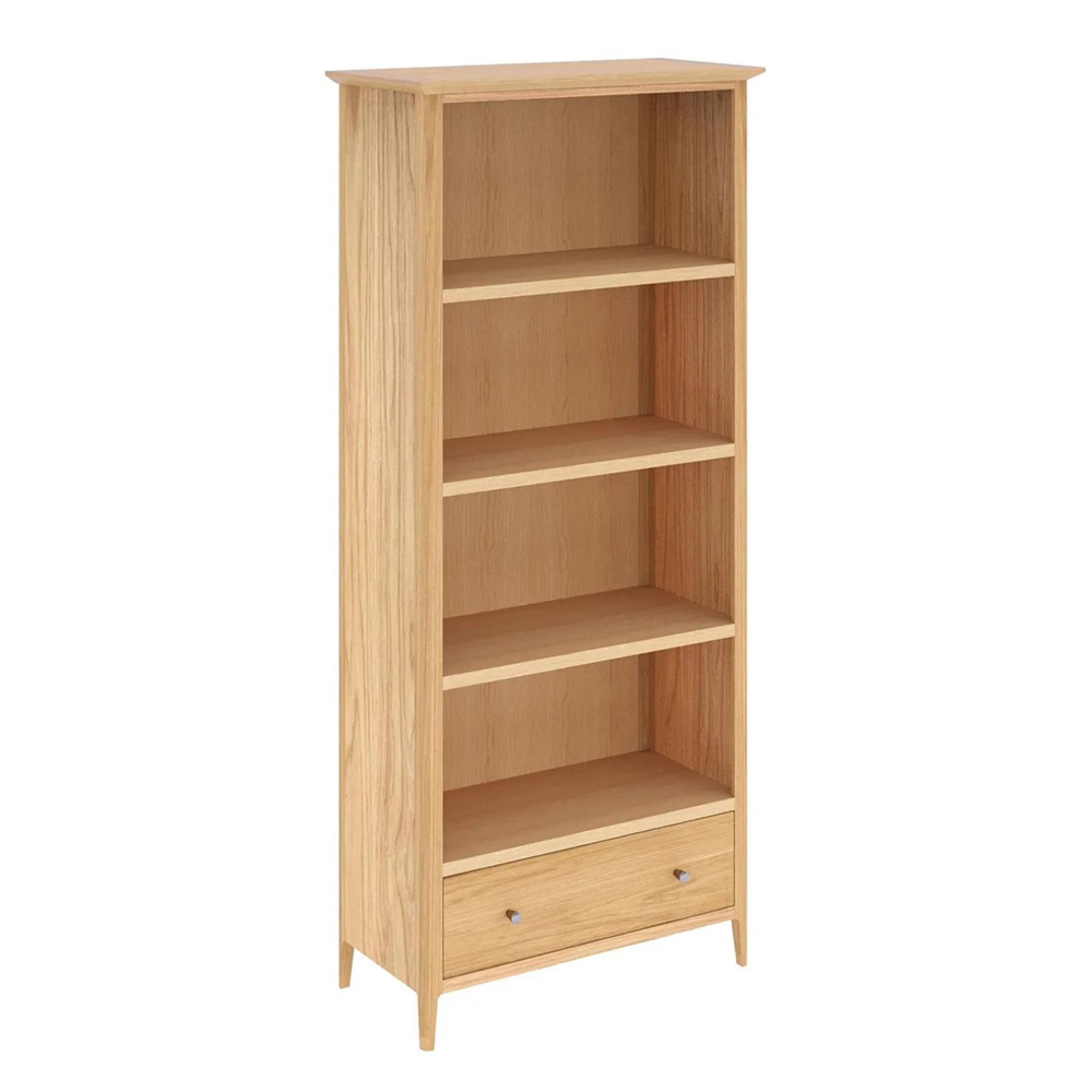Selene Oak Large Bookcase