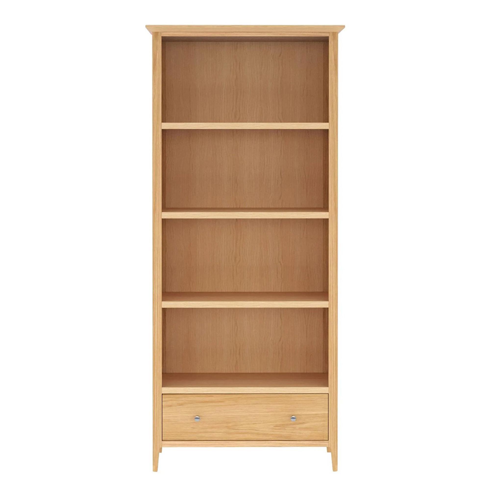 Selene Oak Large Bookcase