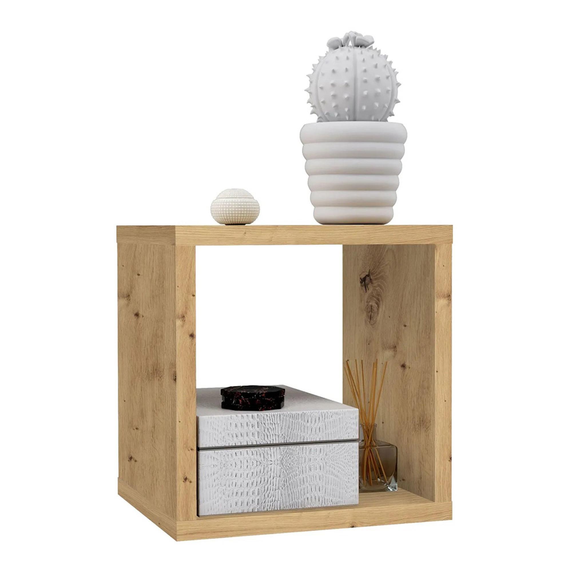 Mauro Storage Unit - Single - Open - Artisan Oak