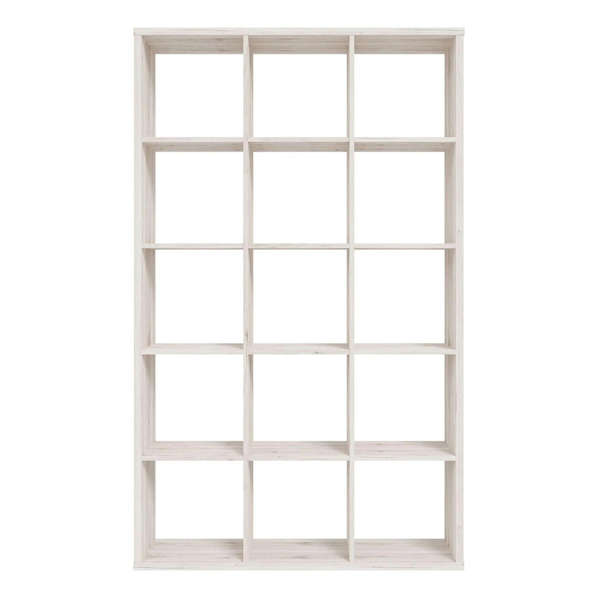 Mauro Shelving Unit - 15 Open - Sand Oak